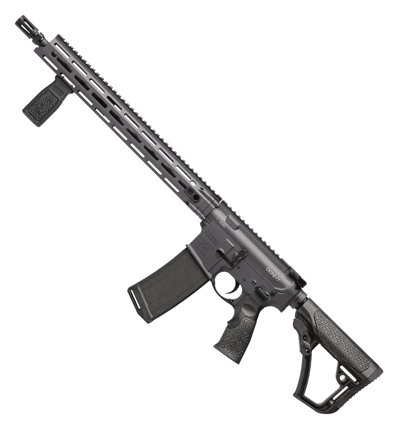 Daniel Defense DDM4 V7 Modern Sporting Rifle with DD Foregrip  Cobalt Cerakote