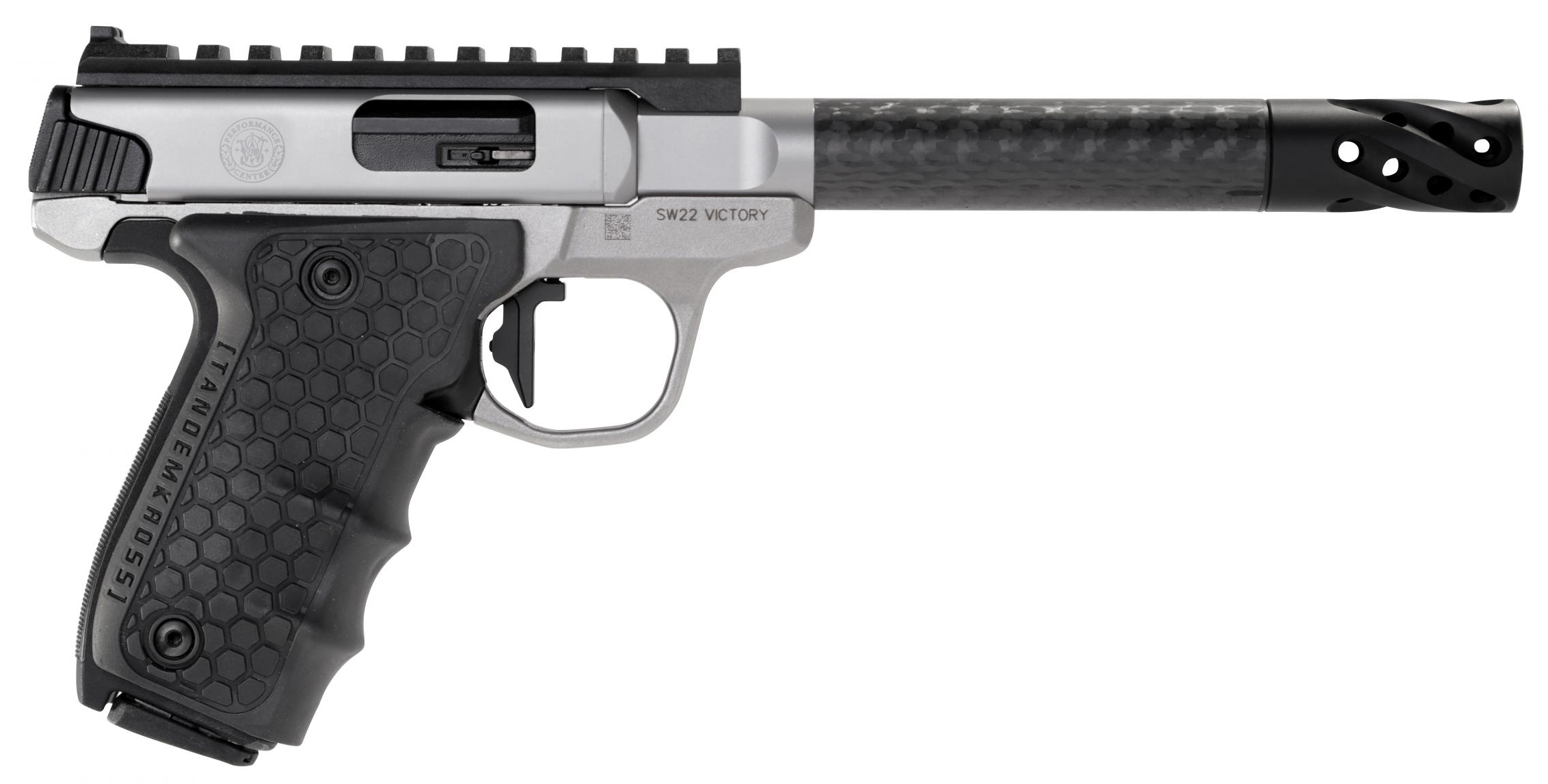 Smith &Wesson Performance Center SW22 Victory Target Single-Action Pistol with Carbon-Fiber Barrel - Smith & Wesson