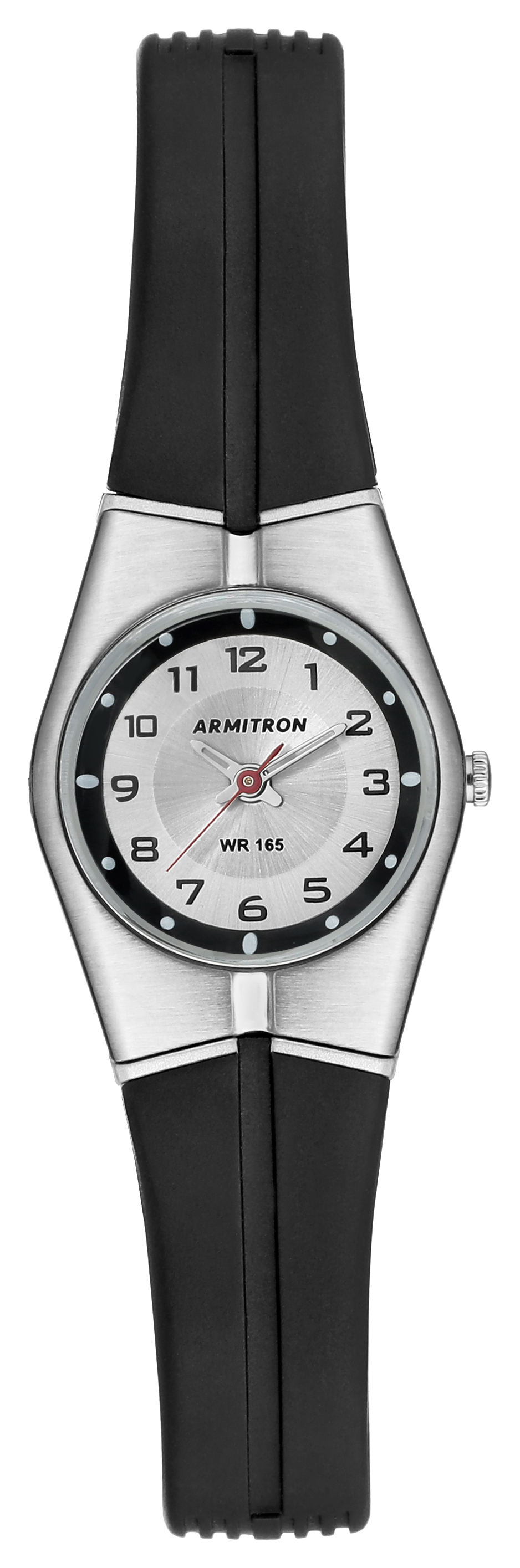 Armitron Black/Silver Sport Watch for Ladies