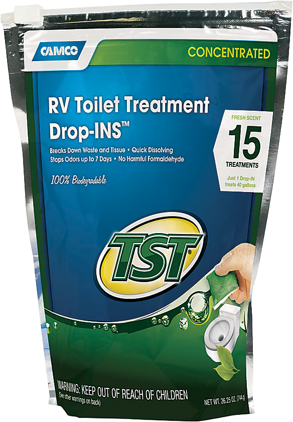Camco RV TST Toilet Treatment Drop-Ins 15-Pack
