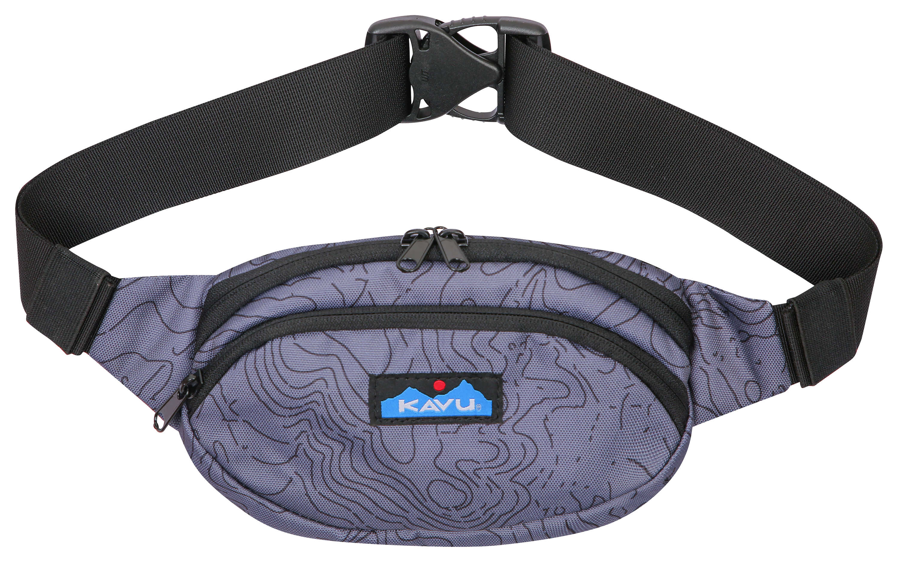KAVU Spectator Fanny Pack - Stone Topo