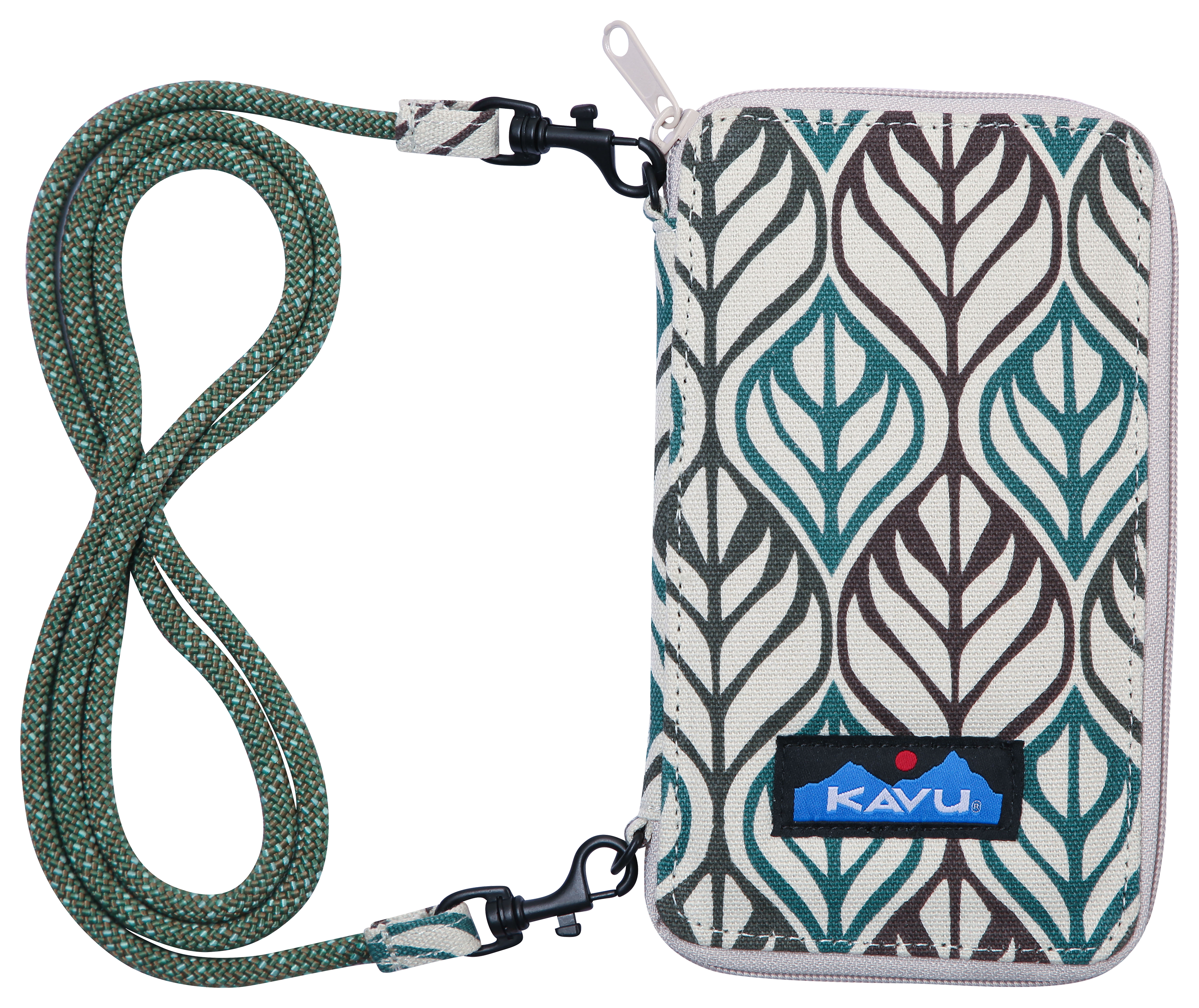 KAVU Go Time Cross Body Bag - Forest Deco