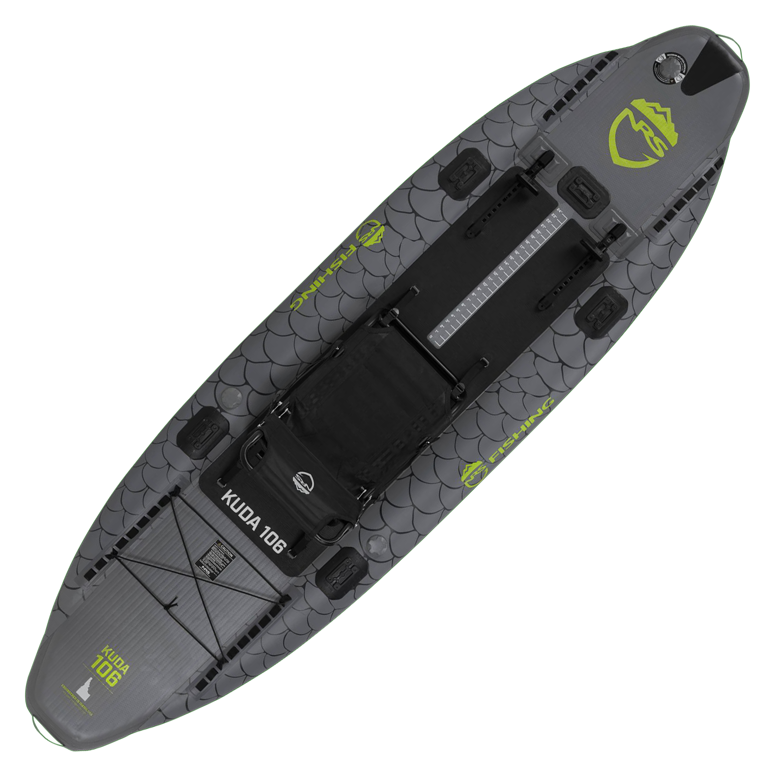 NRS Gray Kuda 106 Inflatable Sit-On-Top Kayak