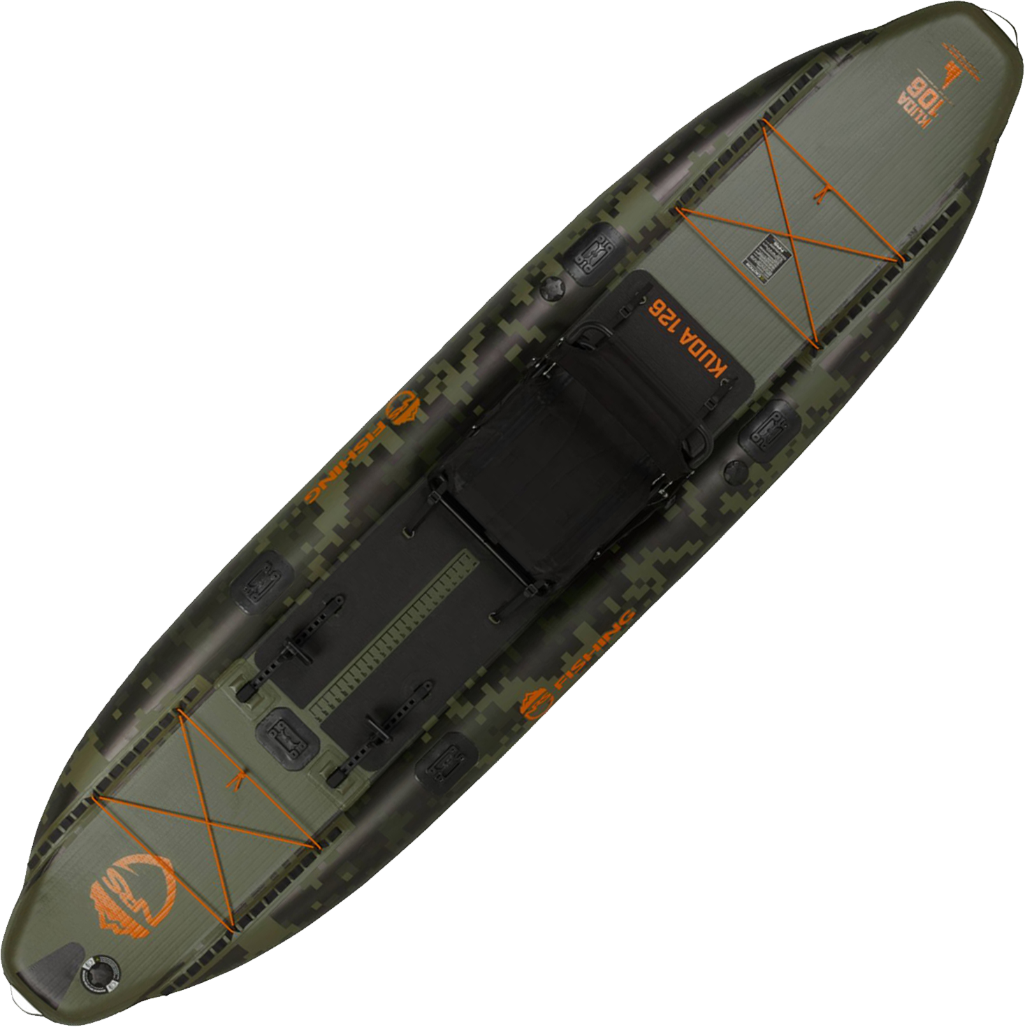 Star Inflatables Kuda 106 Gray Sit-On-Top Inflatable Kayak