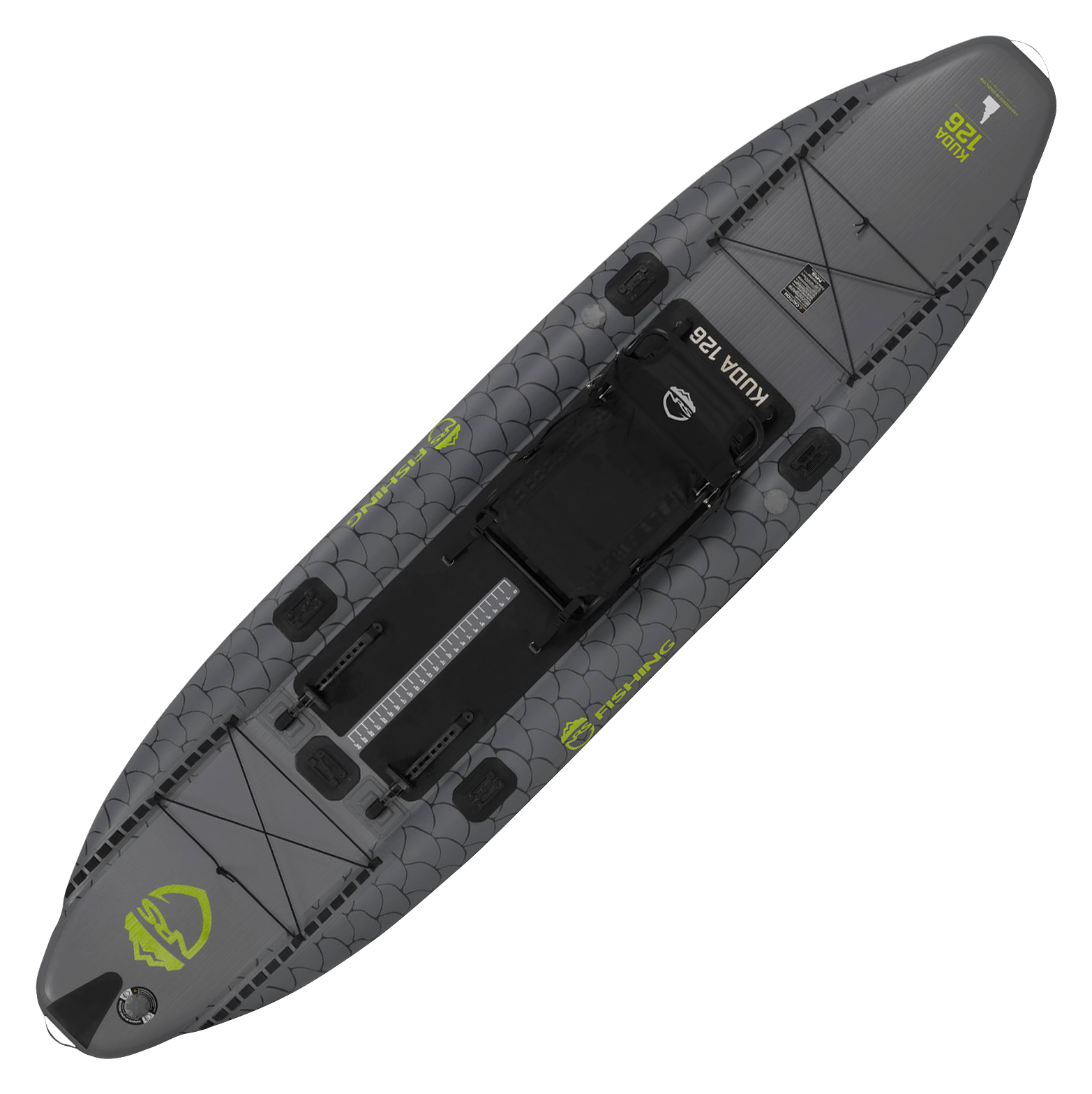 NRS Kuda 126 Gray Sit-On-Top Inflatable Kayak