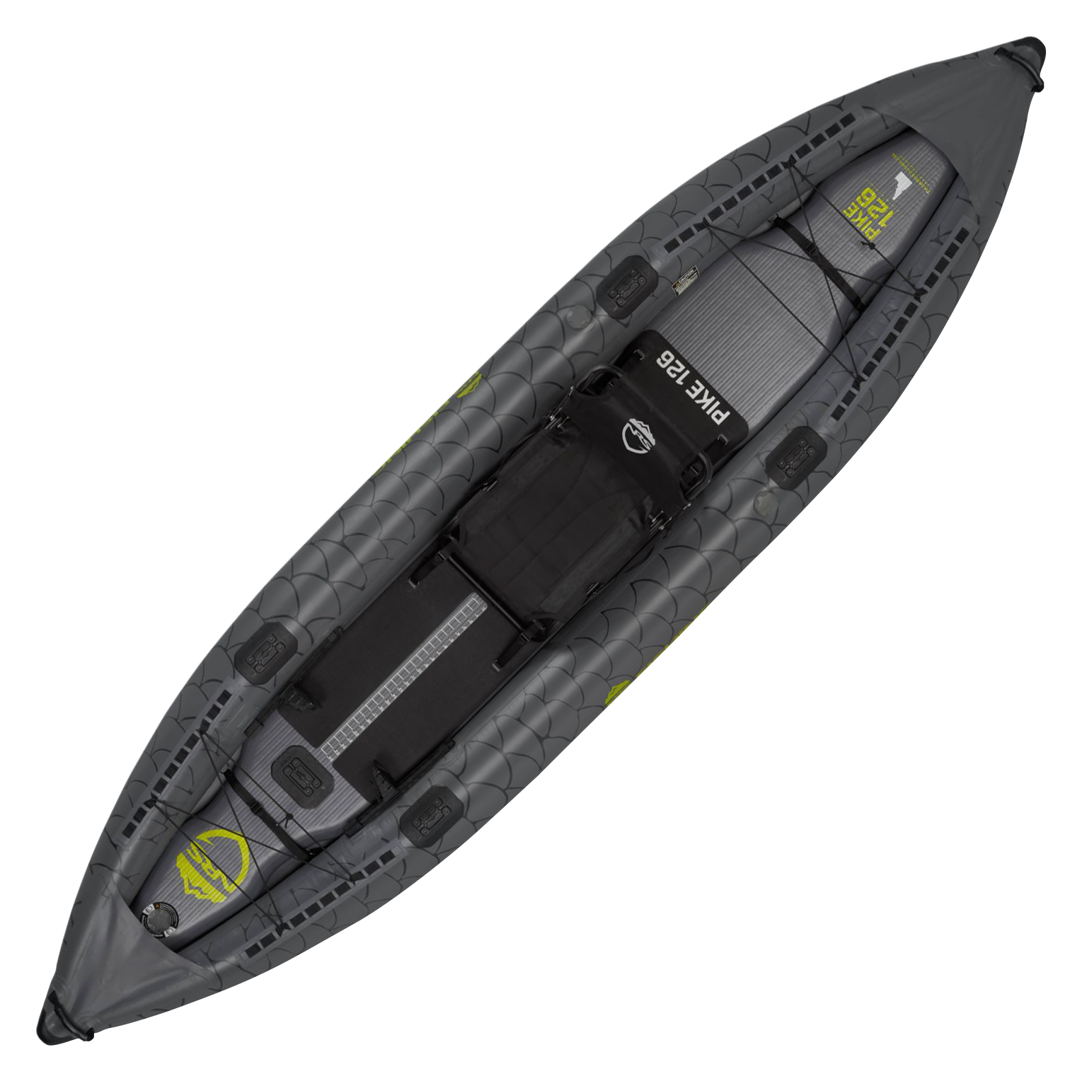 NRS Pike Gray Inflatable Fishing Kayak