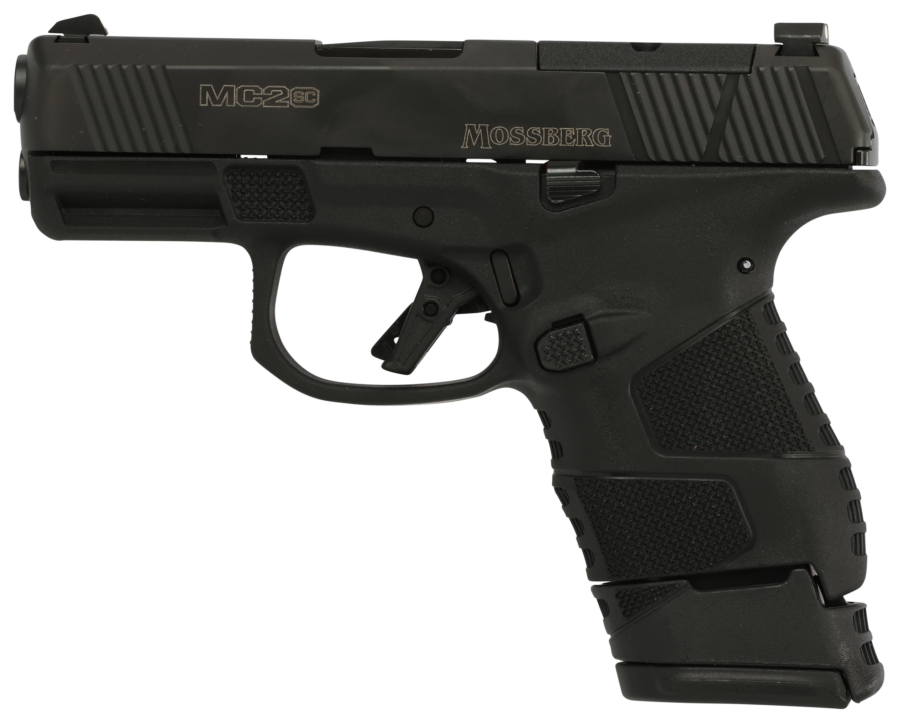 Mossberg MC2sc OpticsReady Ambidextrous SemiAuto Pistol with Manual Safety