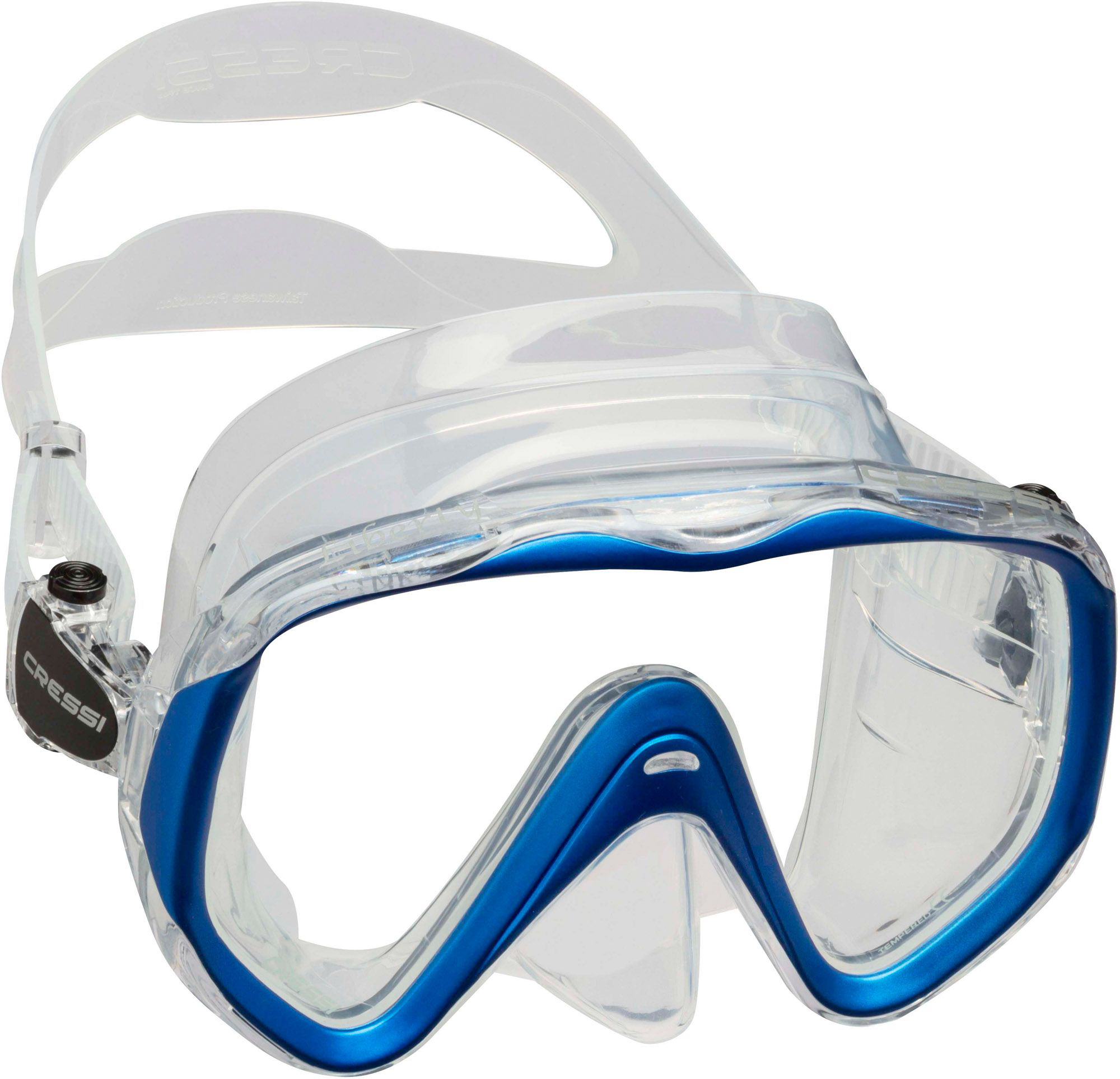 Cressi Liberty Perfect View Silicone Scuba Diving and Snorkeling Mask - Cle
