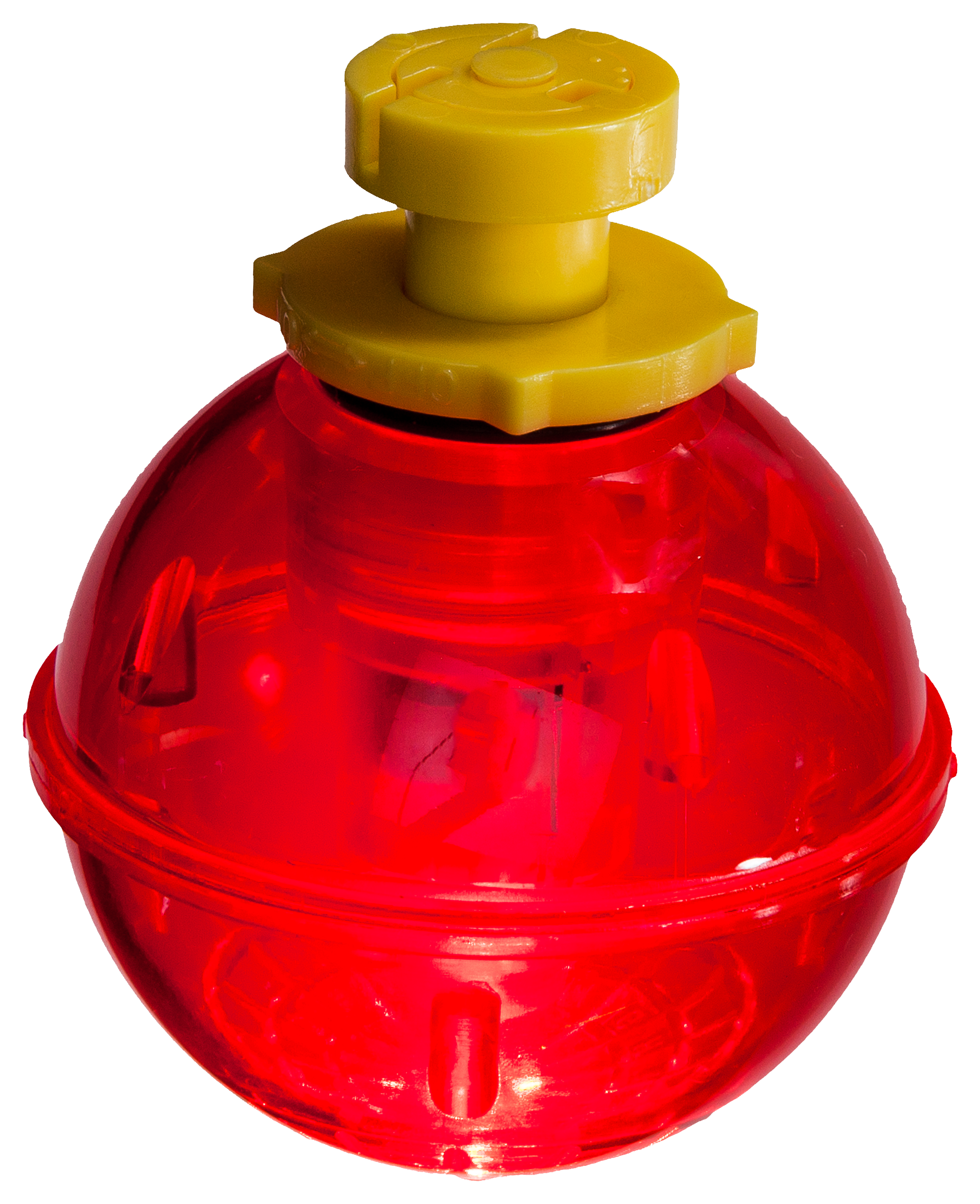 Night Bobby Lighted Floats - Round - Red - 2-1/4