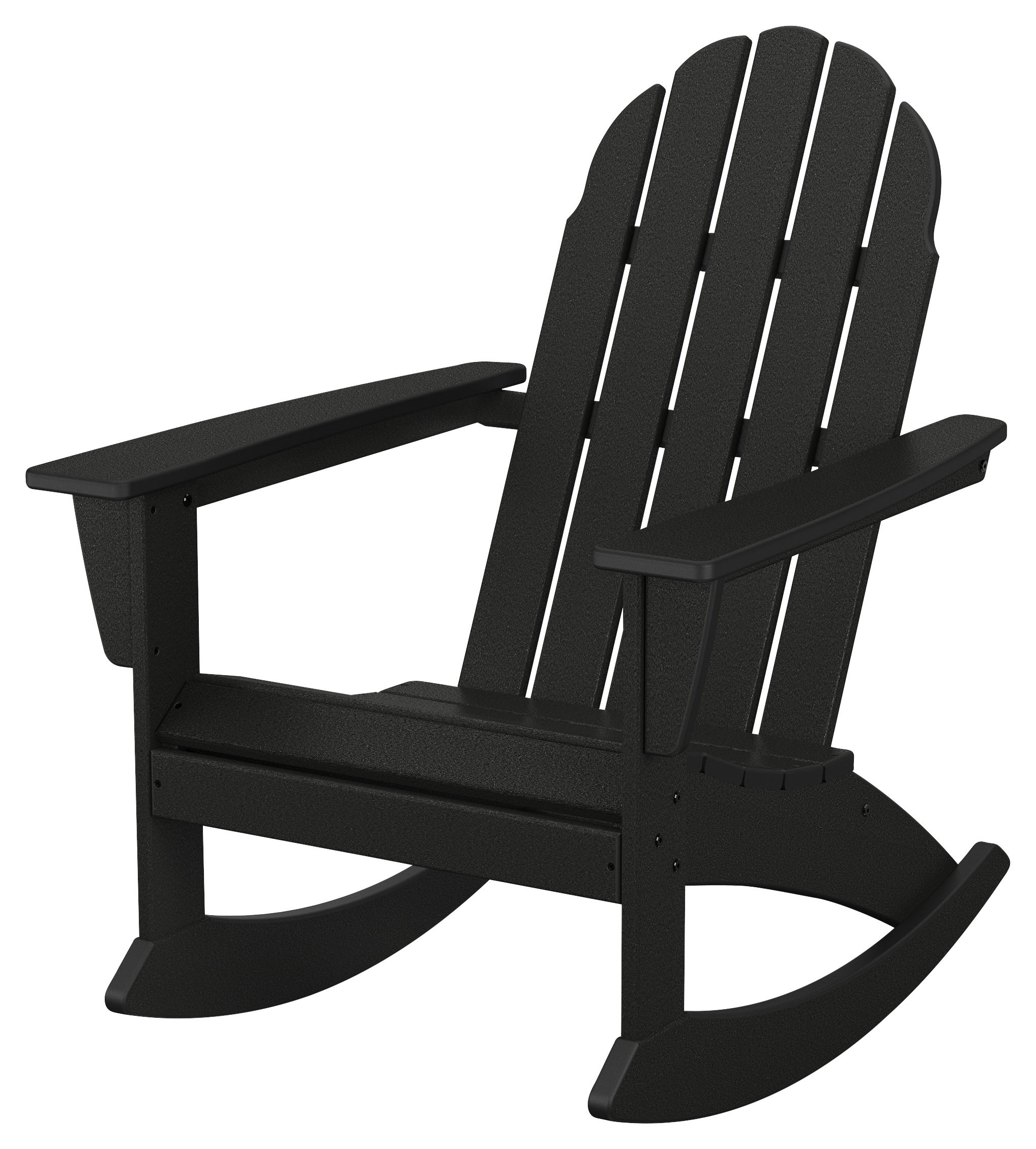 POLYWOOD POLYWOOD Vineyard Adirondack Rocking Chair - Black - $299.99 at Cabela's Program