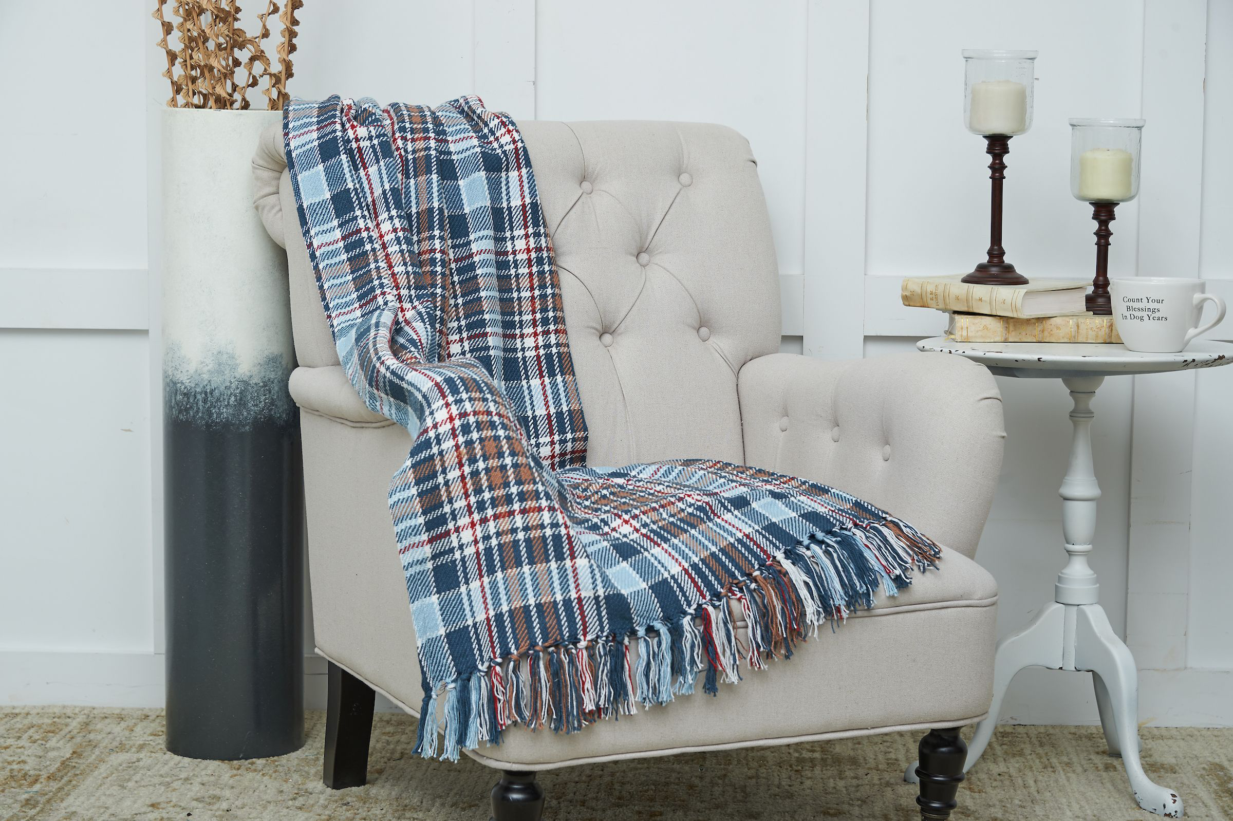 Image of C&ampF Home Lawson Lake Plaid Throw Blanket