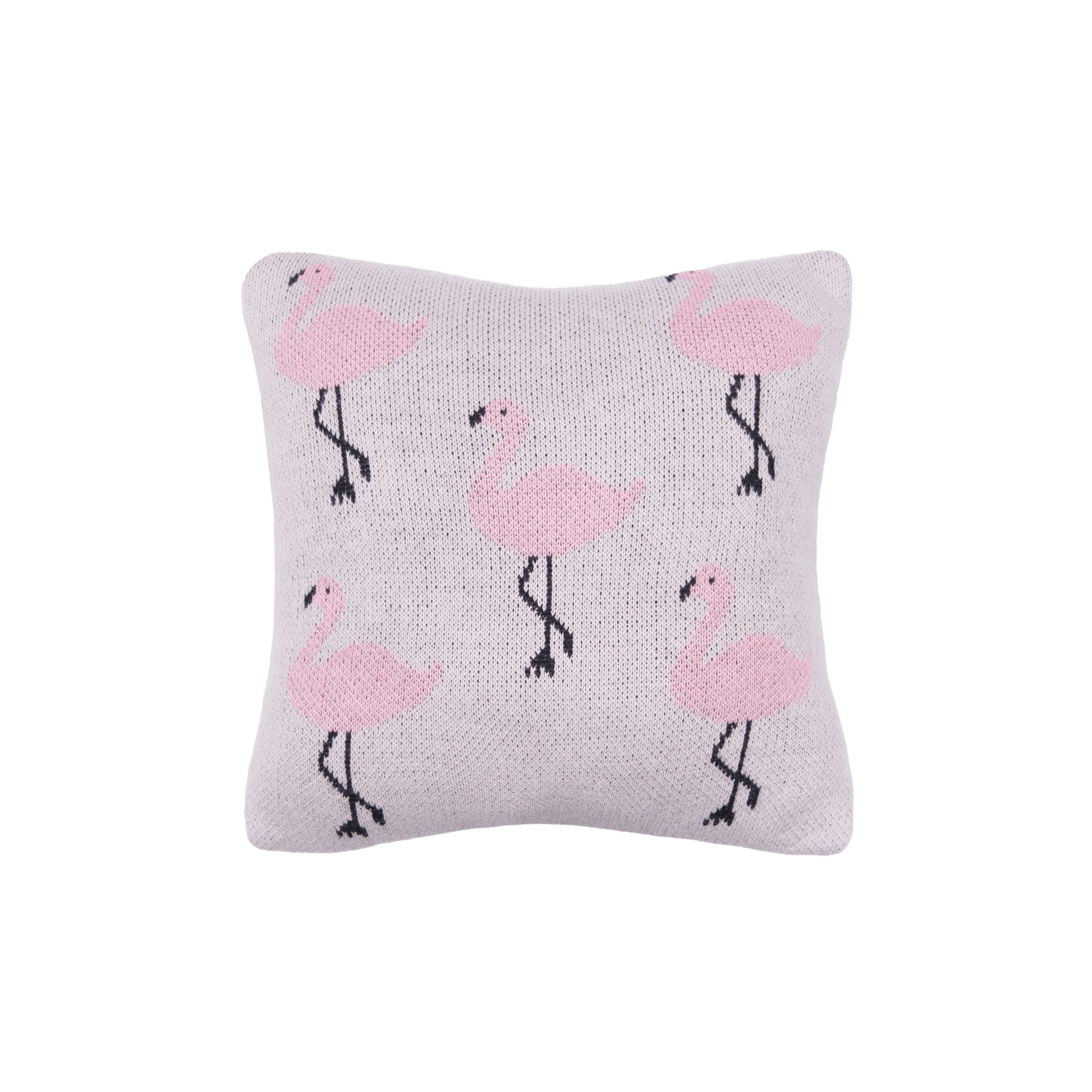 Image of C&ampF Home Flamingo Knitted Throw Pillow