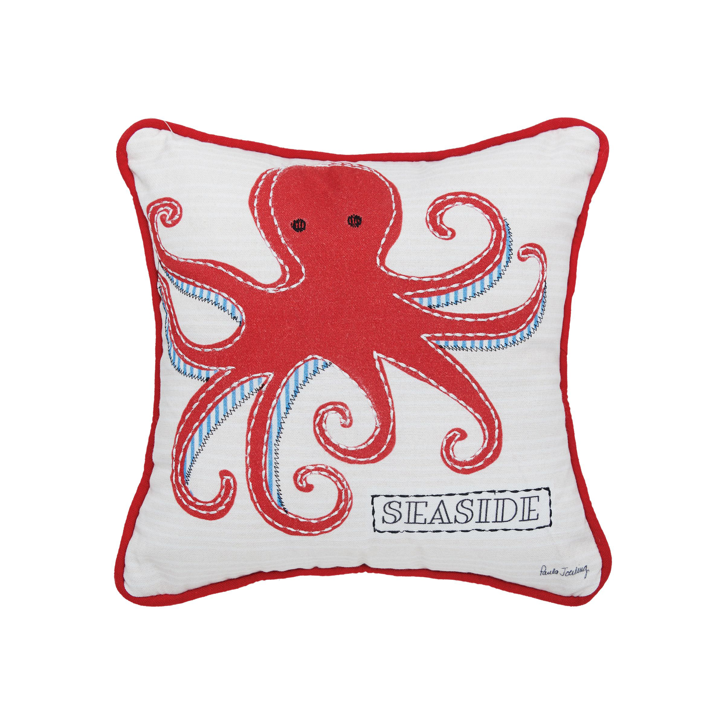 Image of C&ampF Home Octopus Seaside Pillow