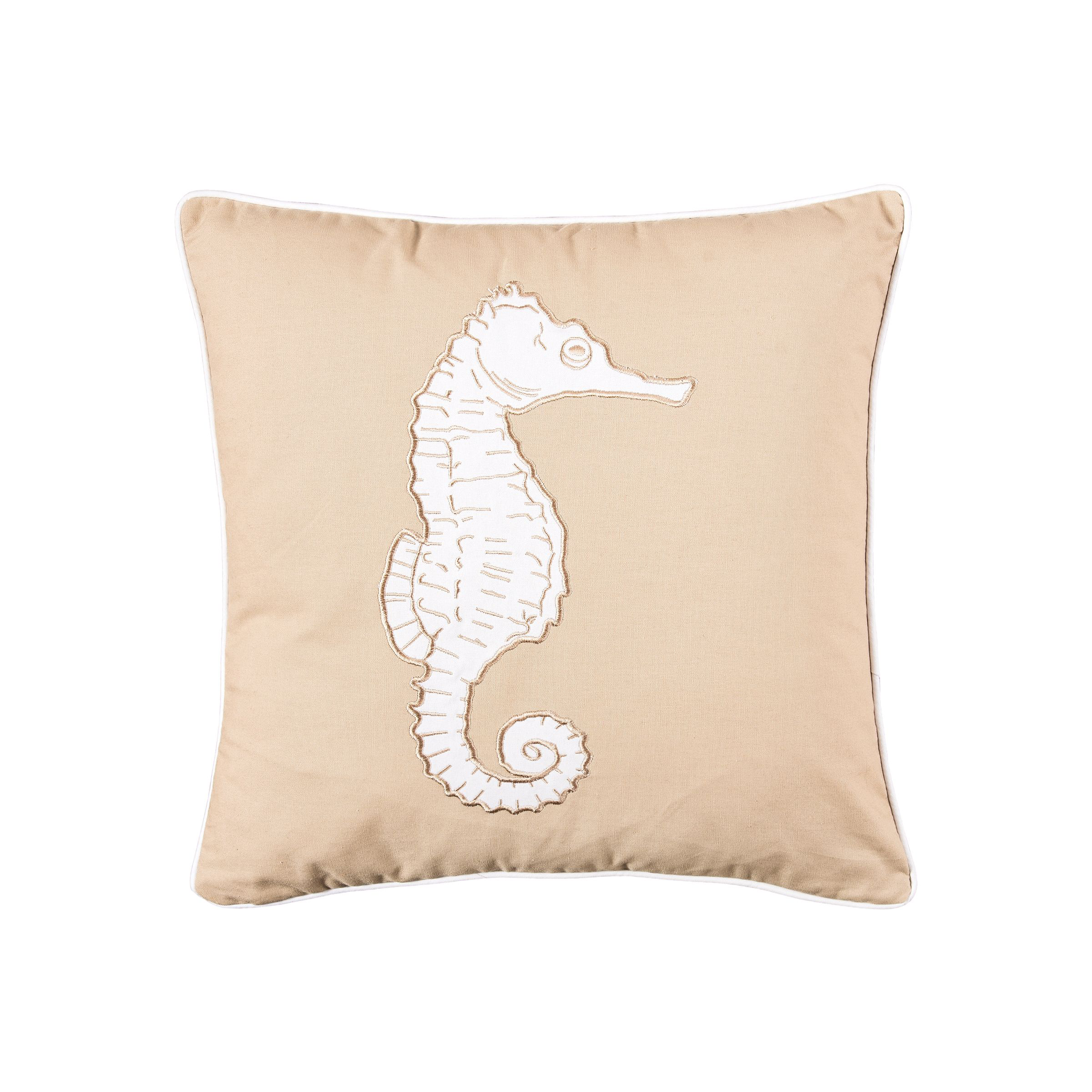 Image of C&ampF Home Seaside Seahorse Decorative Pillow