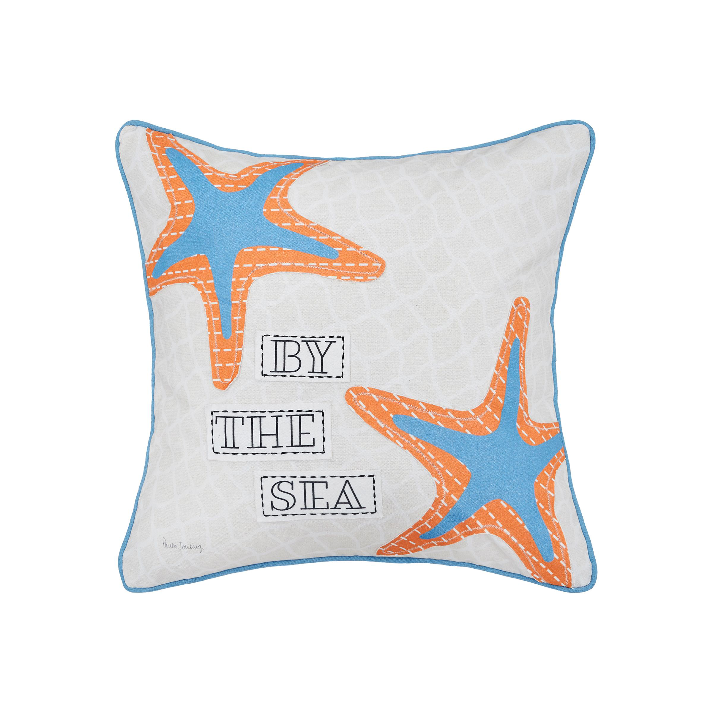 Image of C&ampF Home Starfish By The Sea Throw Pillow