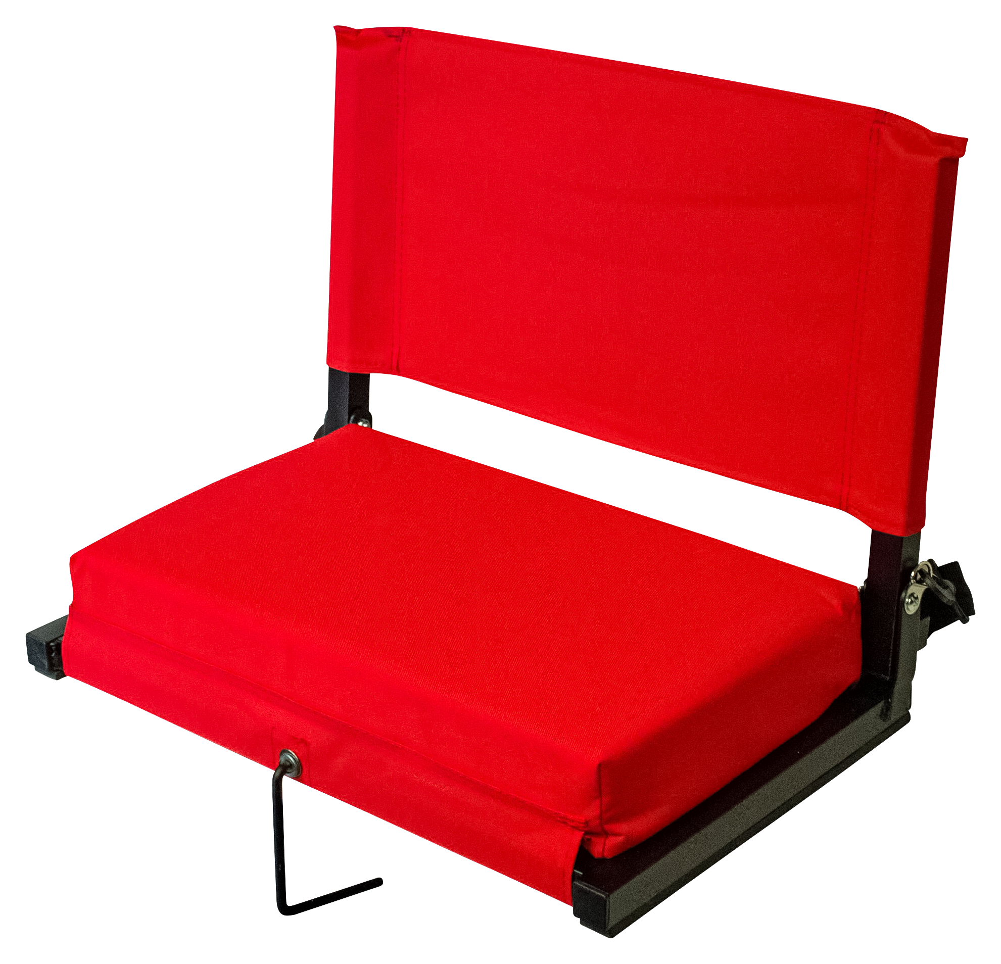 Outdoor Leisure Products Folding Stadium Seat - Red - XL