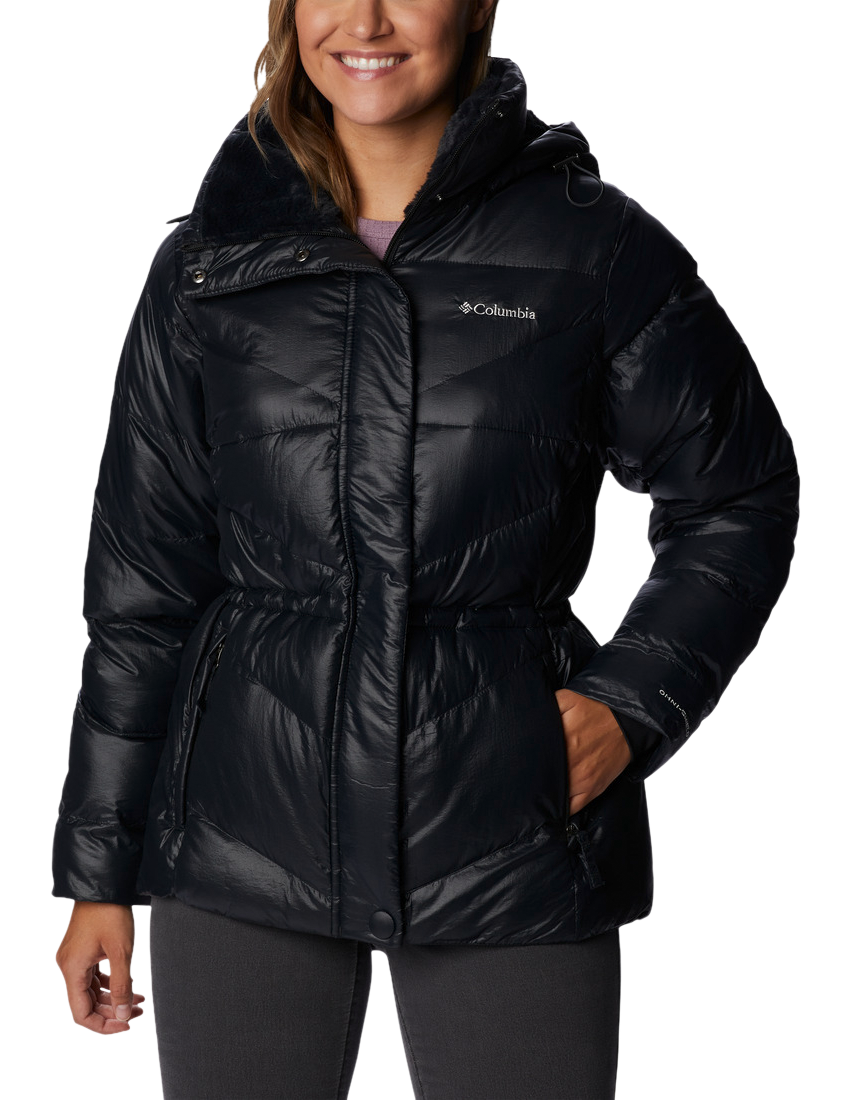 Columbia Peak to Park II Insulated Hooded Jacket for Ladies - Black Gunmetal - M - Columbia