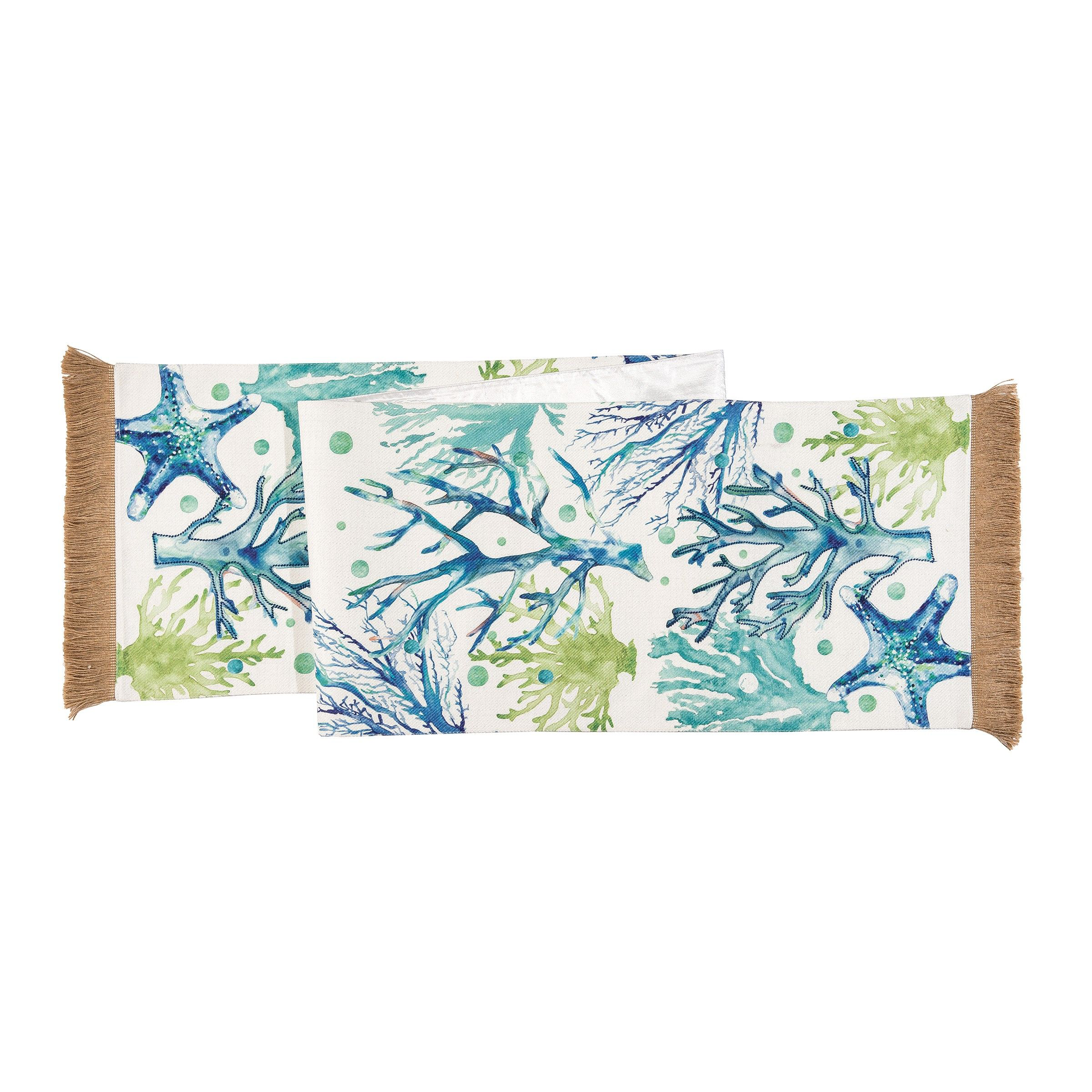 Image of C&ampF Home Sea Life Table Runner