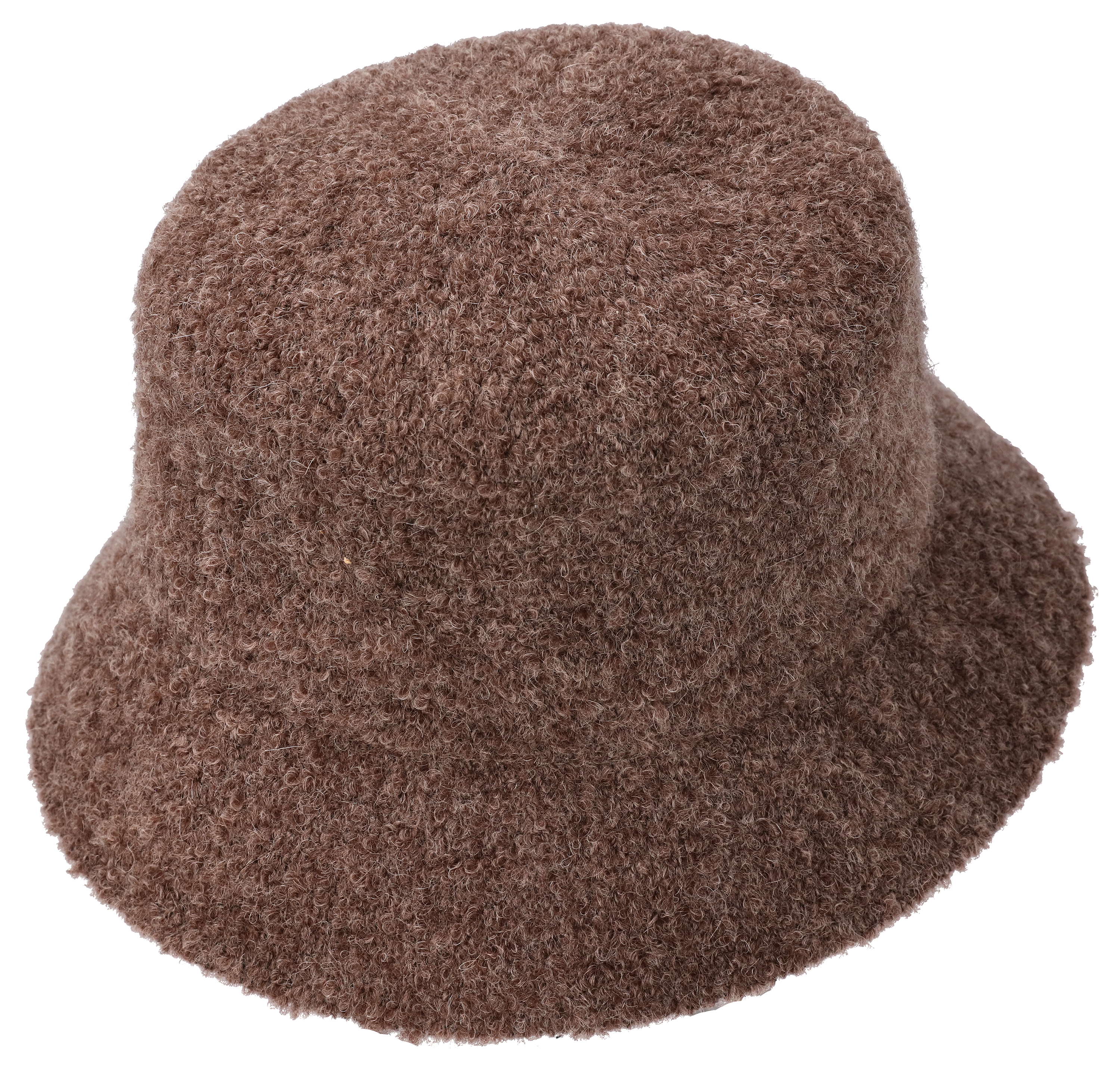 Dorfman Pacific Boucle Bucket Hat for Ladies - Brown