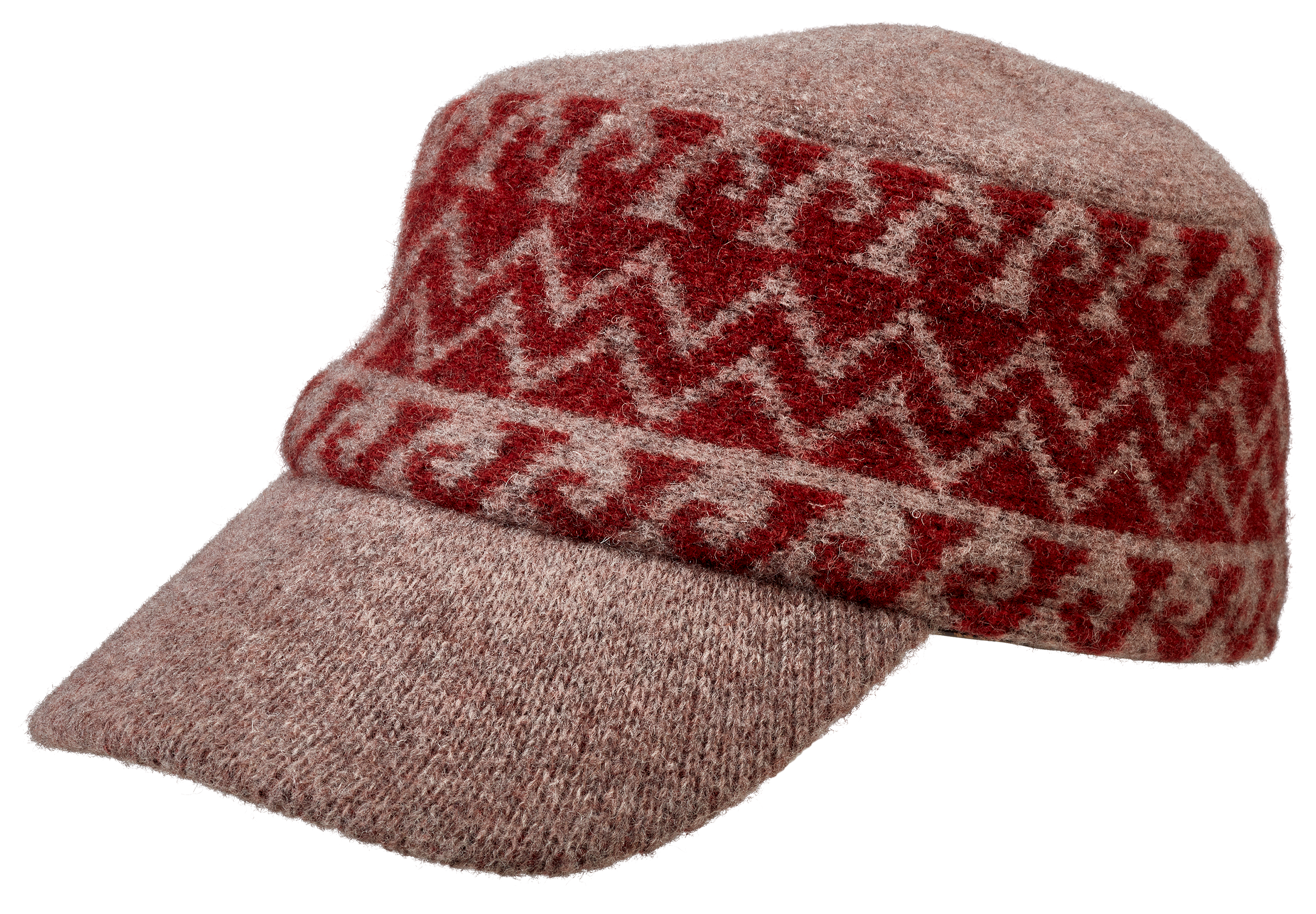 Dorfman Pacific Boiled Wool Cadet Hat for Ladies - Brown