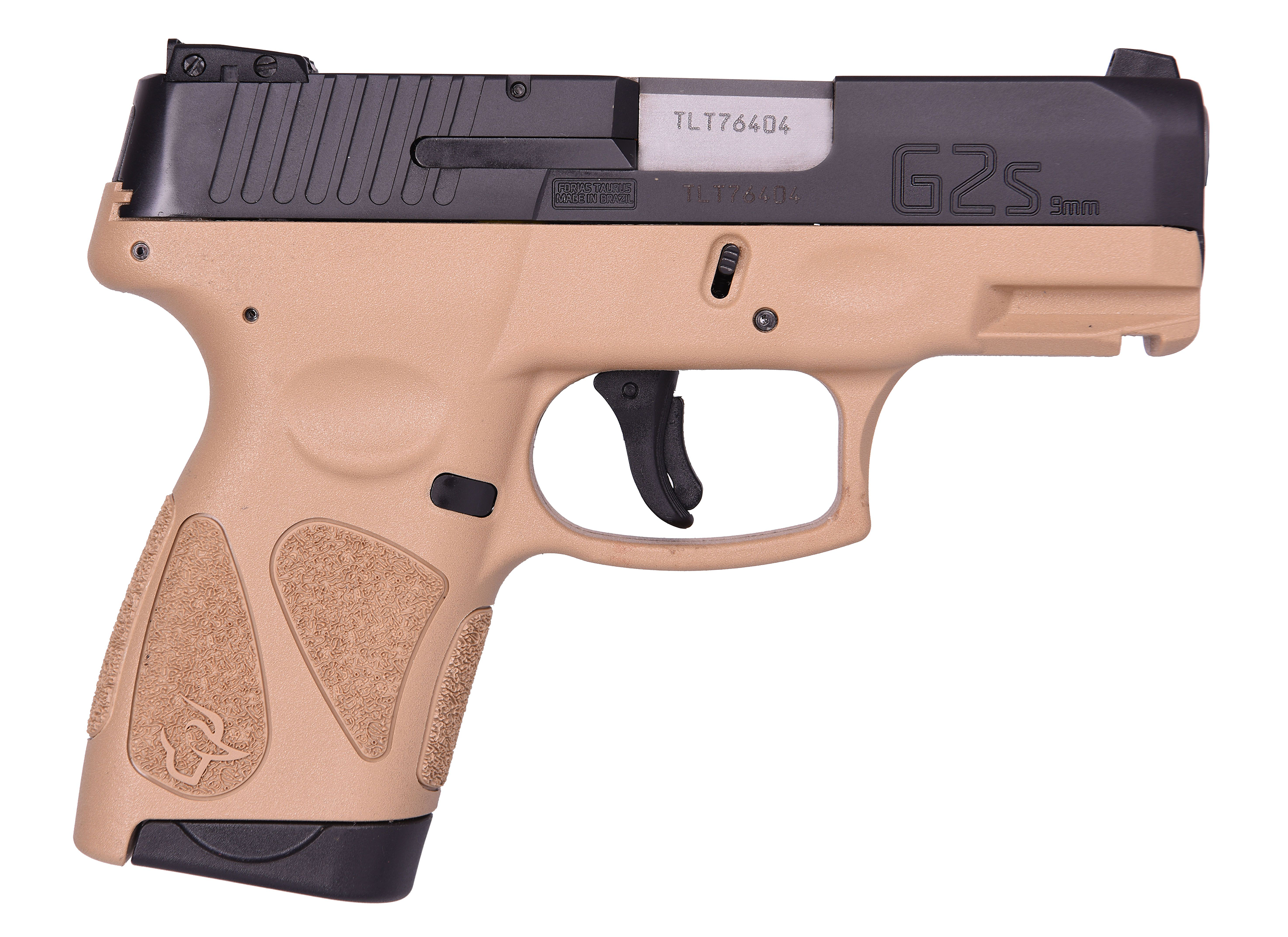 Taurus G2s SemiAuto Pistol with Manual Safety  9mm  BlackFlat Dark Earth