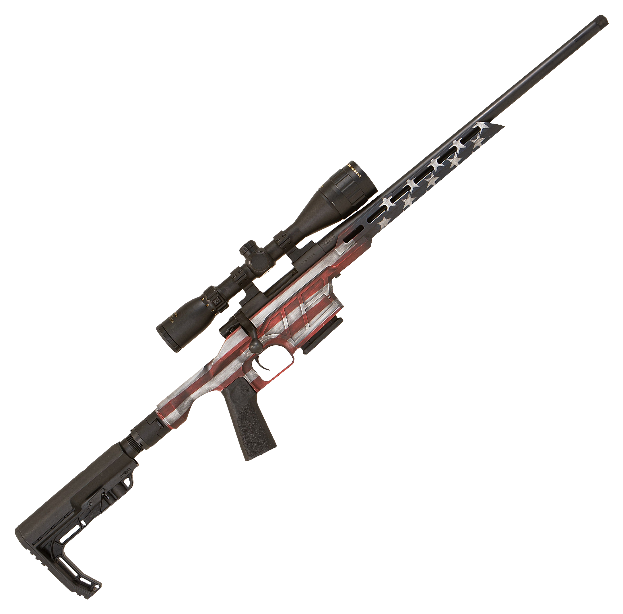 Howa Mini Action EXCL Lite BoltAction Rifle with Scope Package  762x39mm   USA Flag
