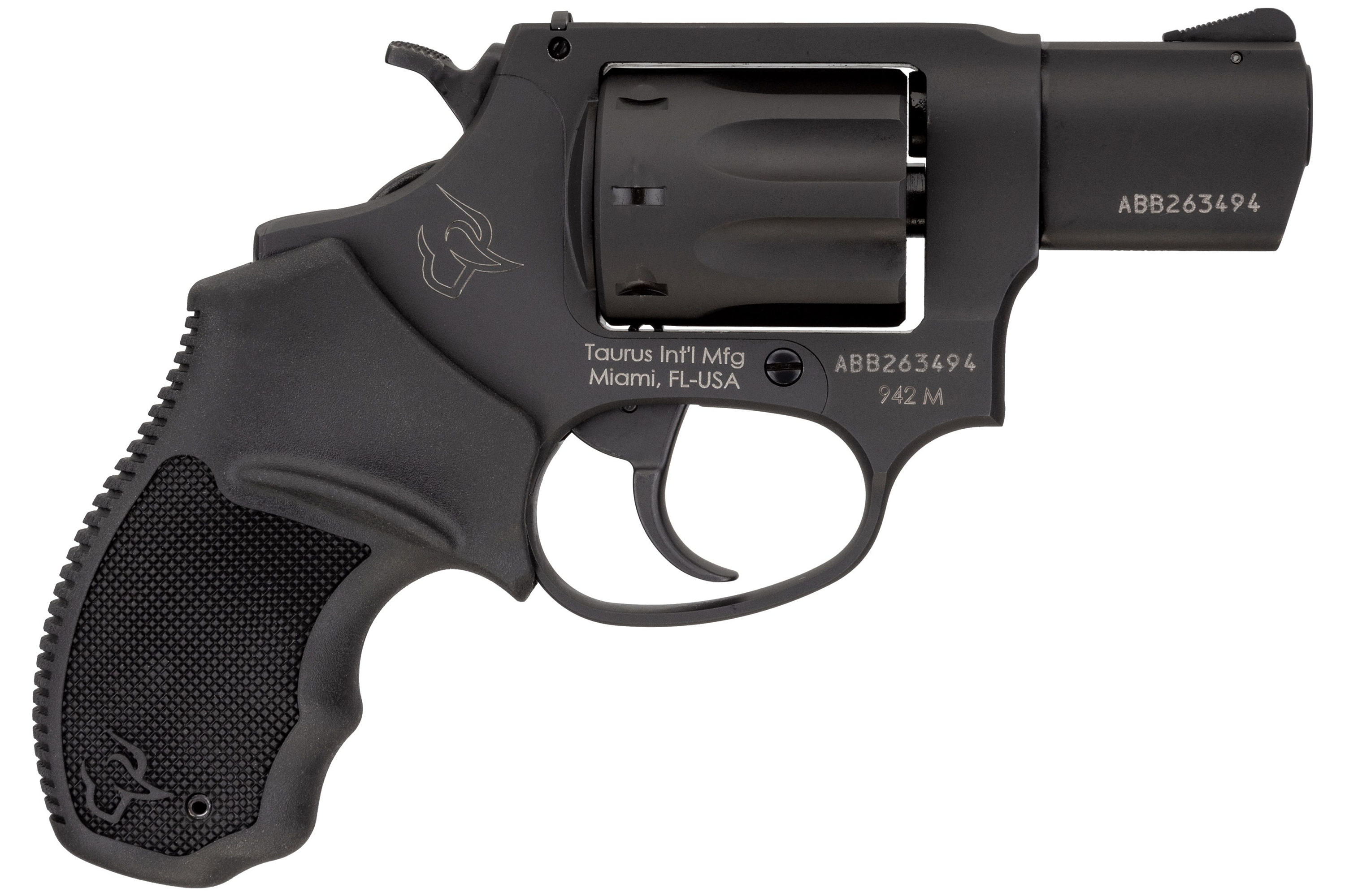 Taurus 942 DoubleAction Revolver  22 Magnum  Black Steel