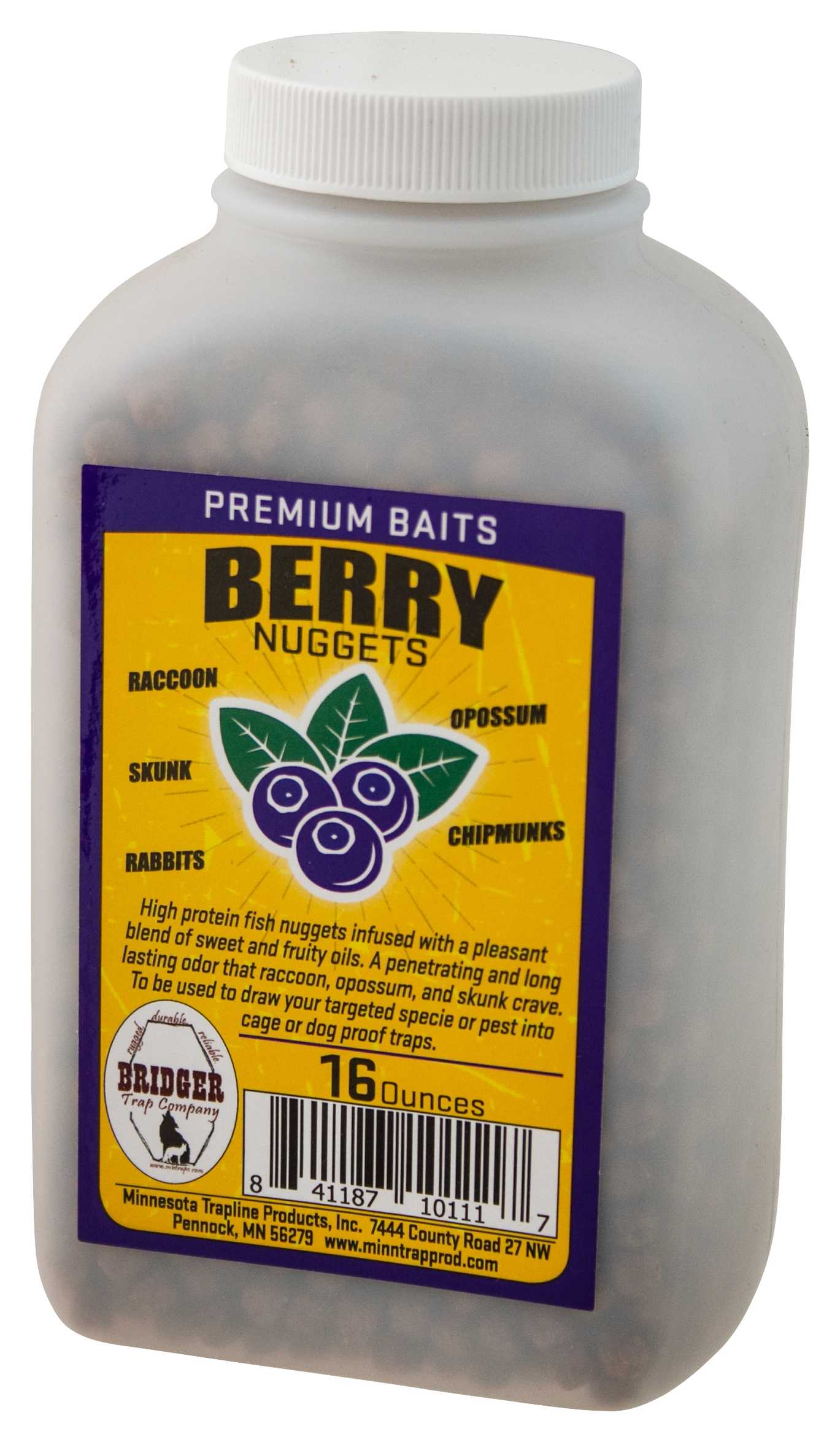 Bridger Trap Company Berry Nuggets Bait - Bridger