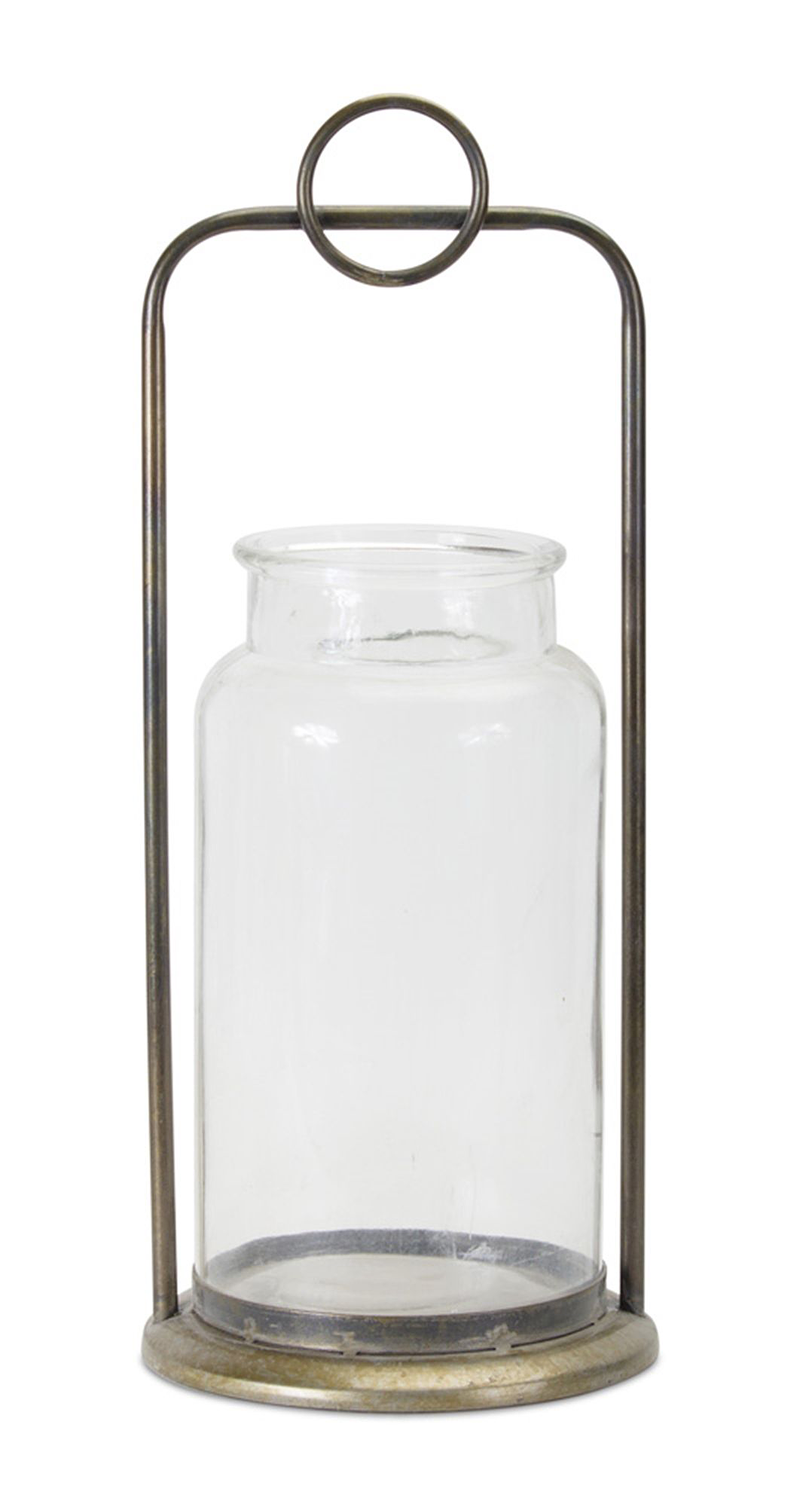 Image of Melrose International Glass Jar Candle Holder 2-Pack - 7.75″ X 19.5″