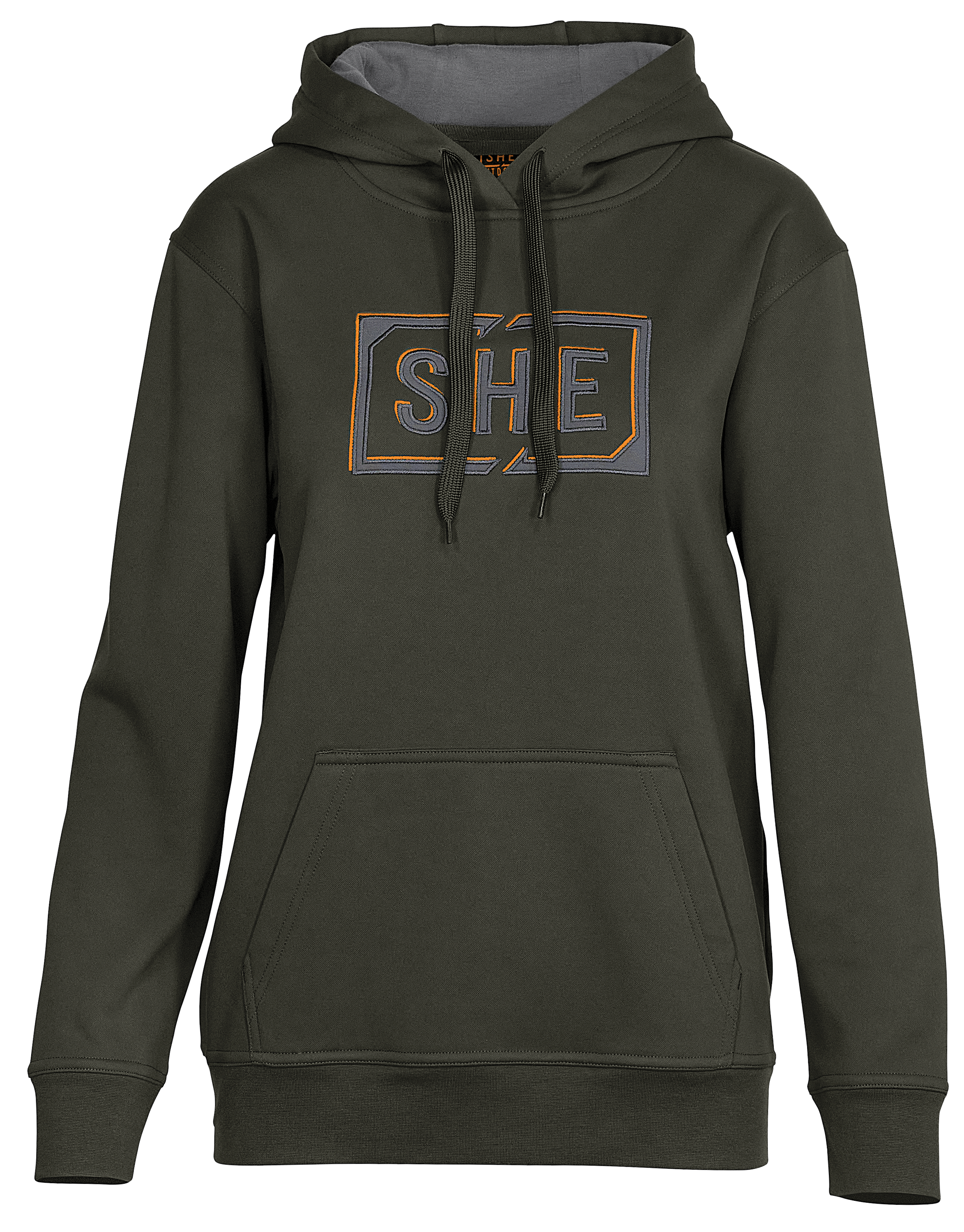 Image of SHE Outdoor GameDay Long-Sleeve Hoodie for Ladies - Black Ink - XS