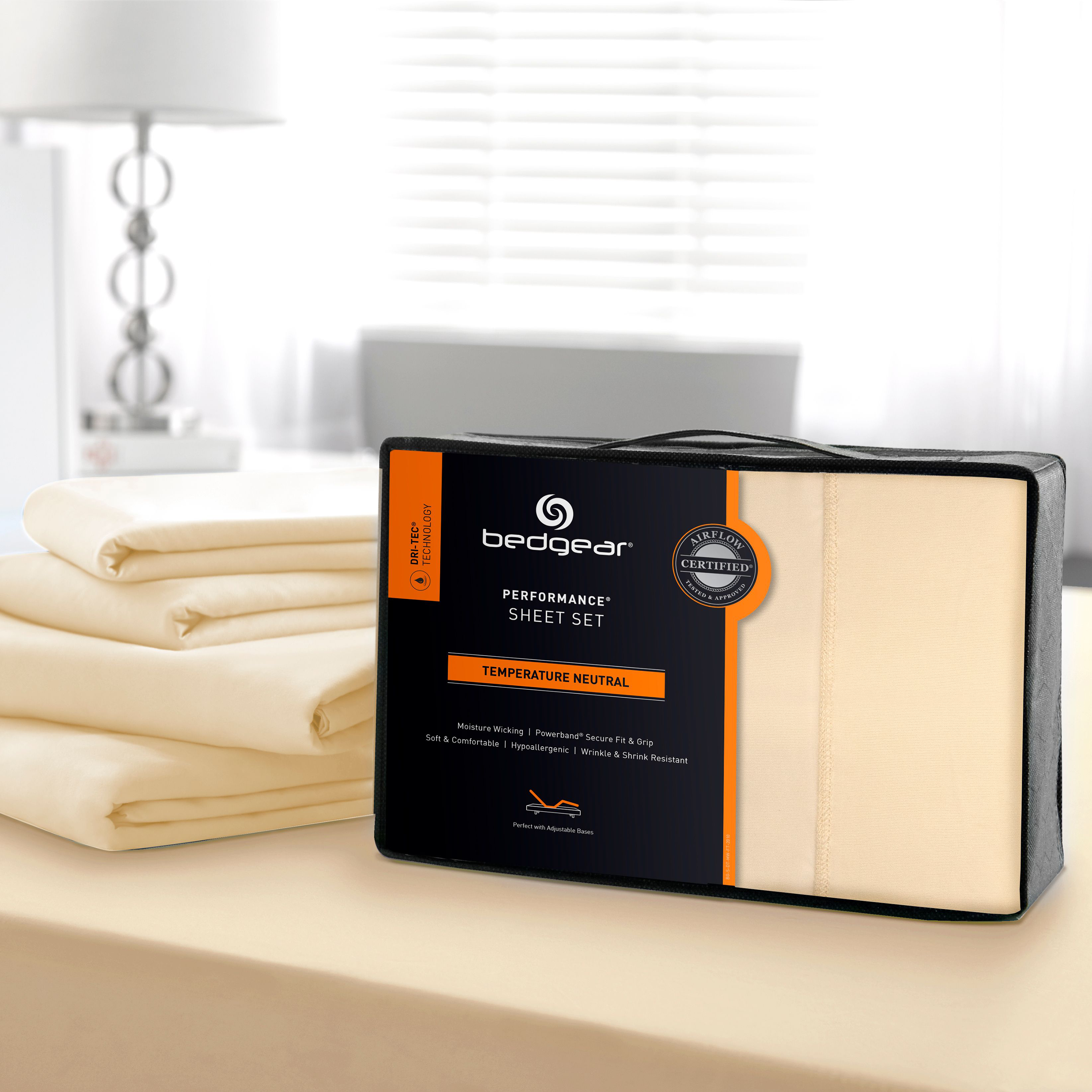 Bedgear Dri-Tec Sheets - Champagne - Split King