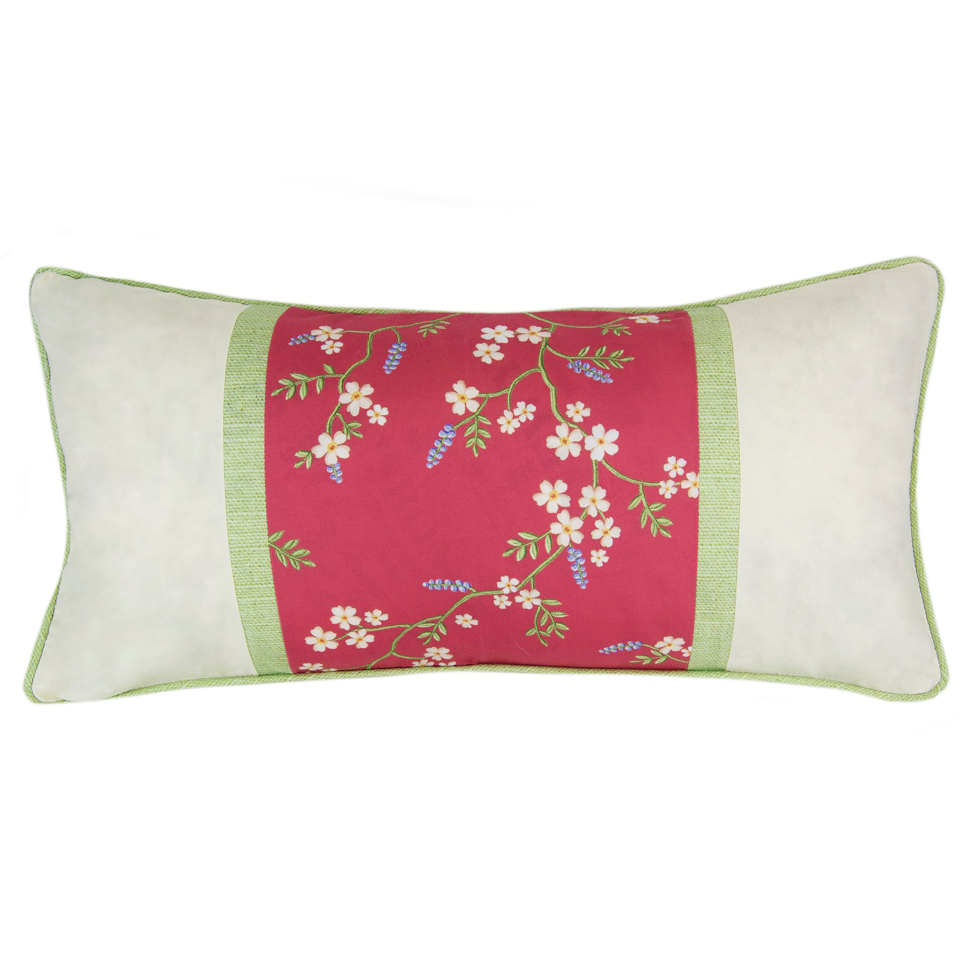 Donna Sharp Sweet Melon Floral Rectangular Decorative Pillow