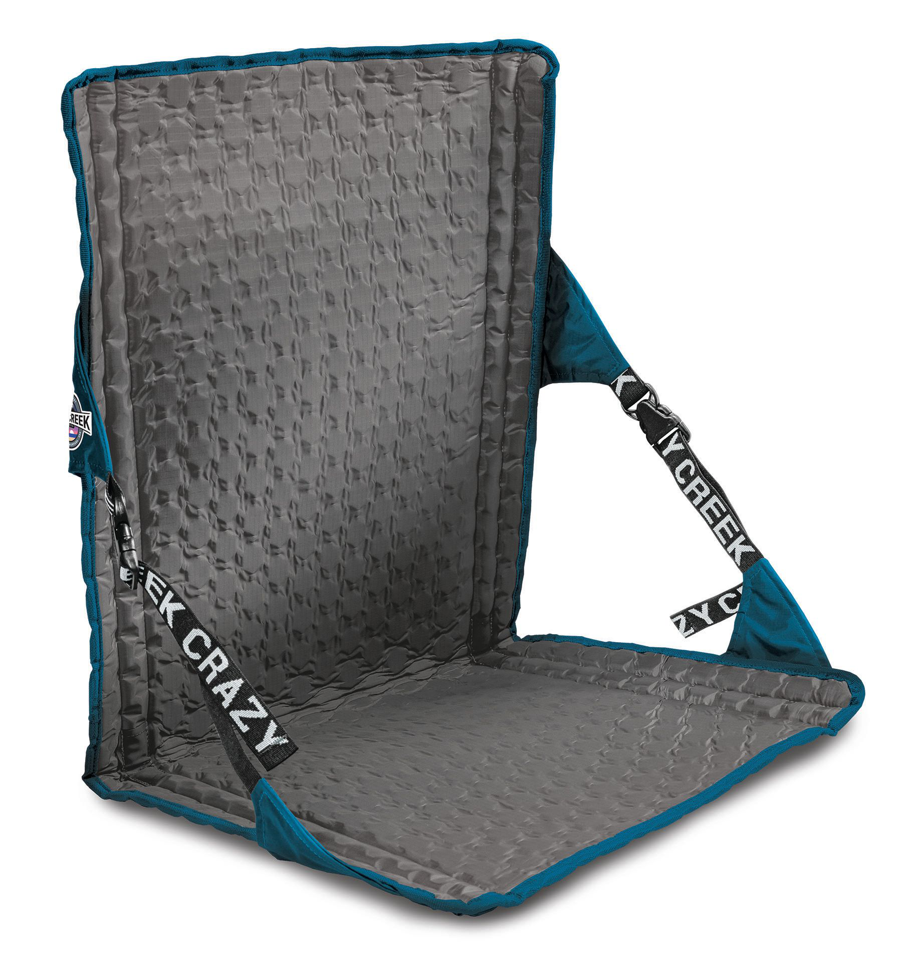 Crazy Creek HEX 2.0 LongBack Chair - Aleutian Blue/Slate Grey