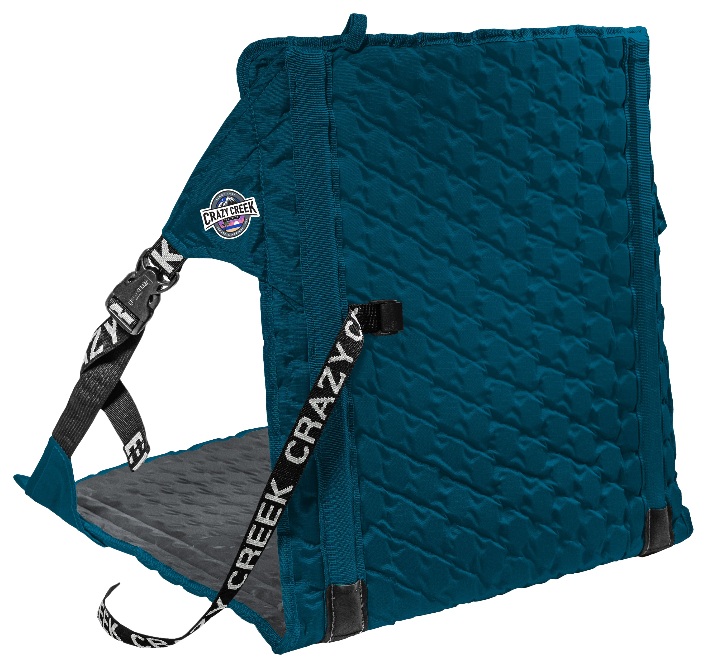 Crazy Creek HEX 2.0 Chair - Aleutian Blue/Slate Grey
