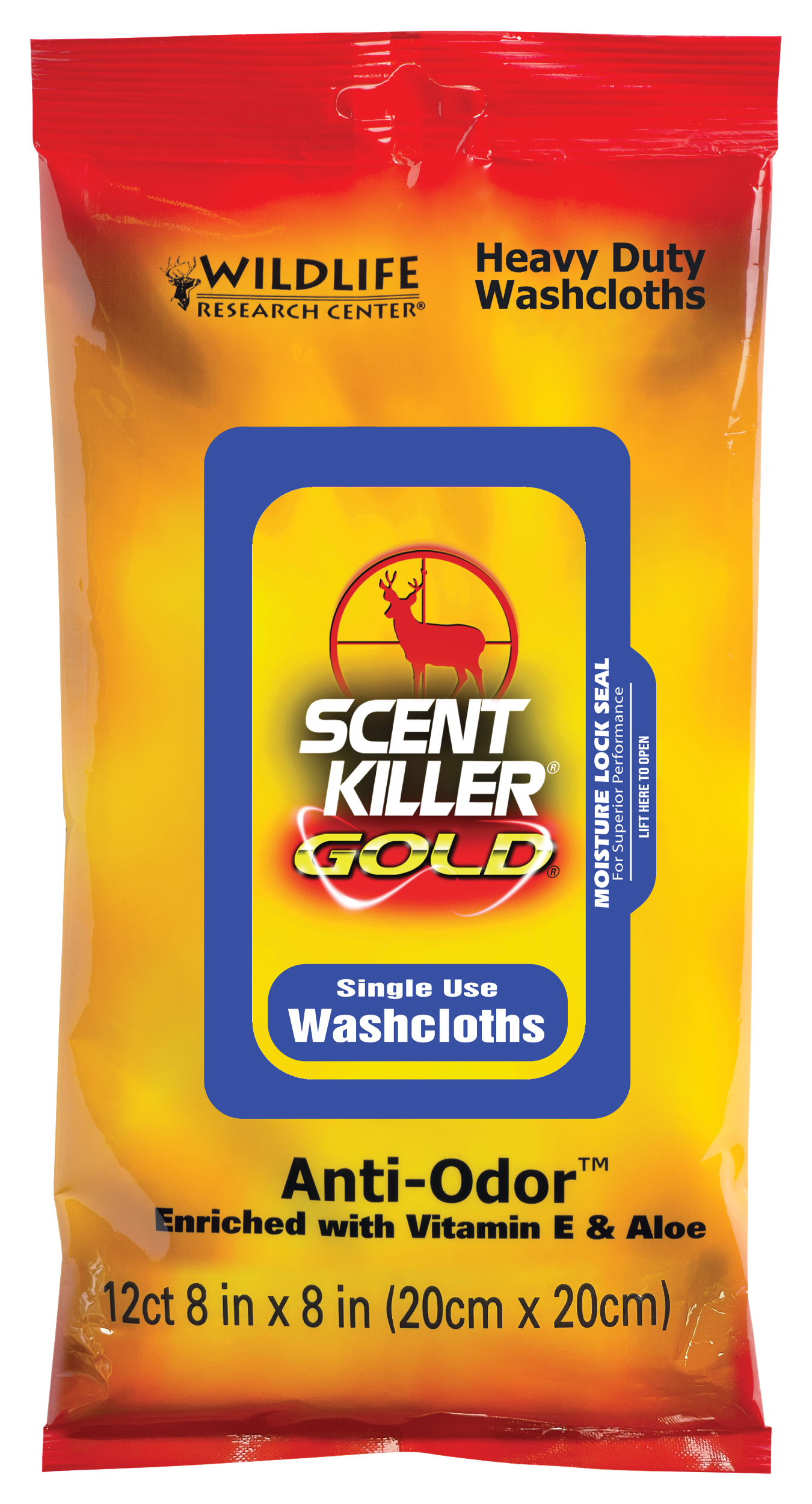 Wildlife Research Center Scent Killer Gold Heavy-Duty Washcloths - Wildlife Research Center