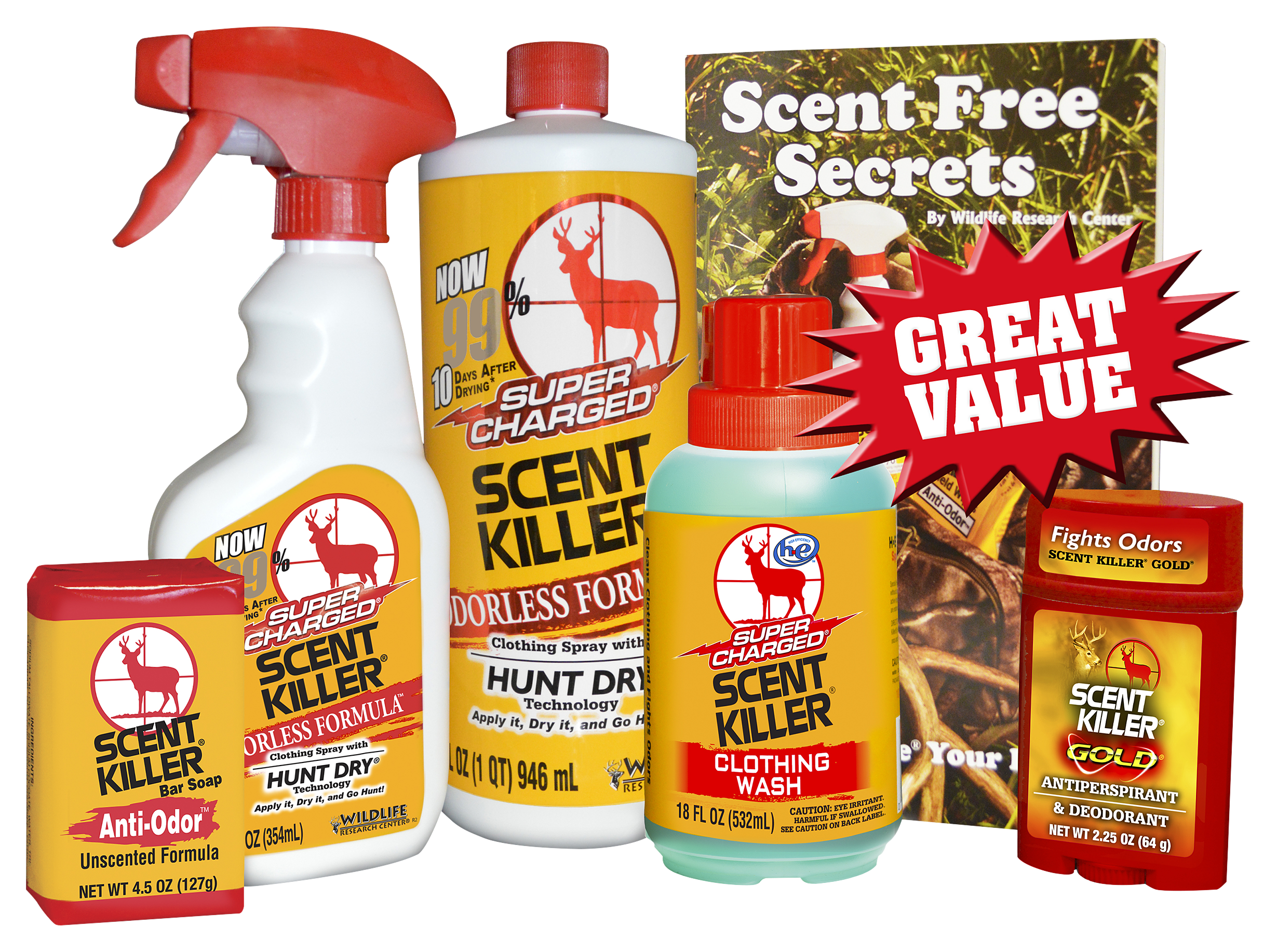 Wildlife Research Center Super Charged Scent Killer Ultimate Value Pack - Wildlife Research Center