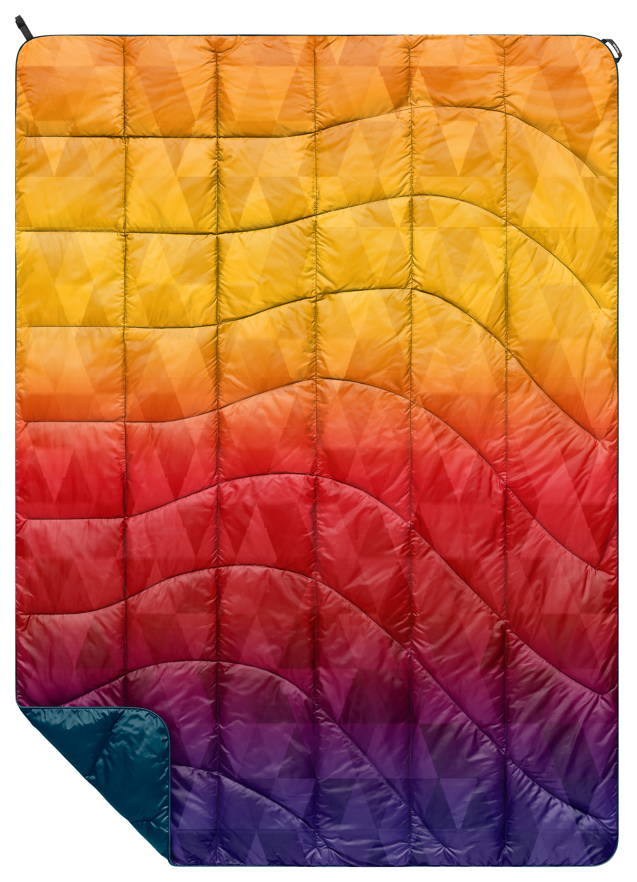 Rumpl NanoLoft Travel Puffy Blanket - Pyro Tri Fade