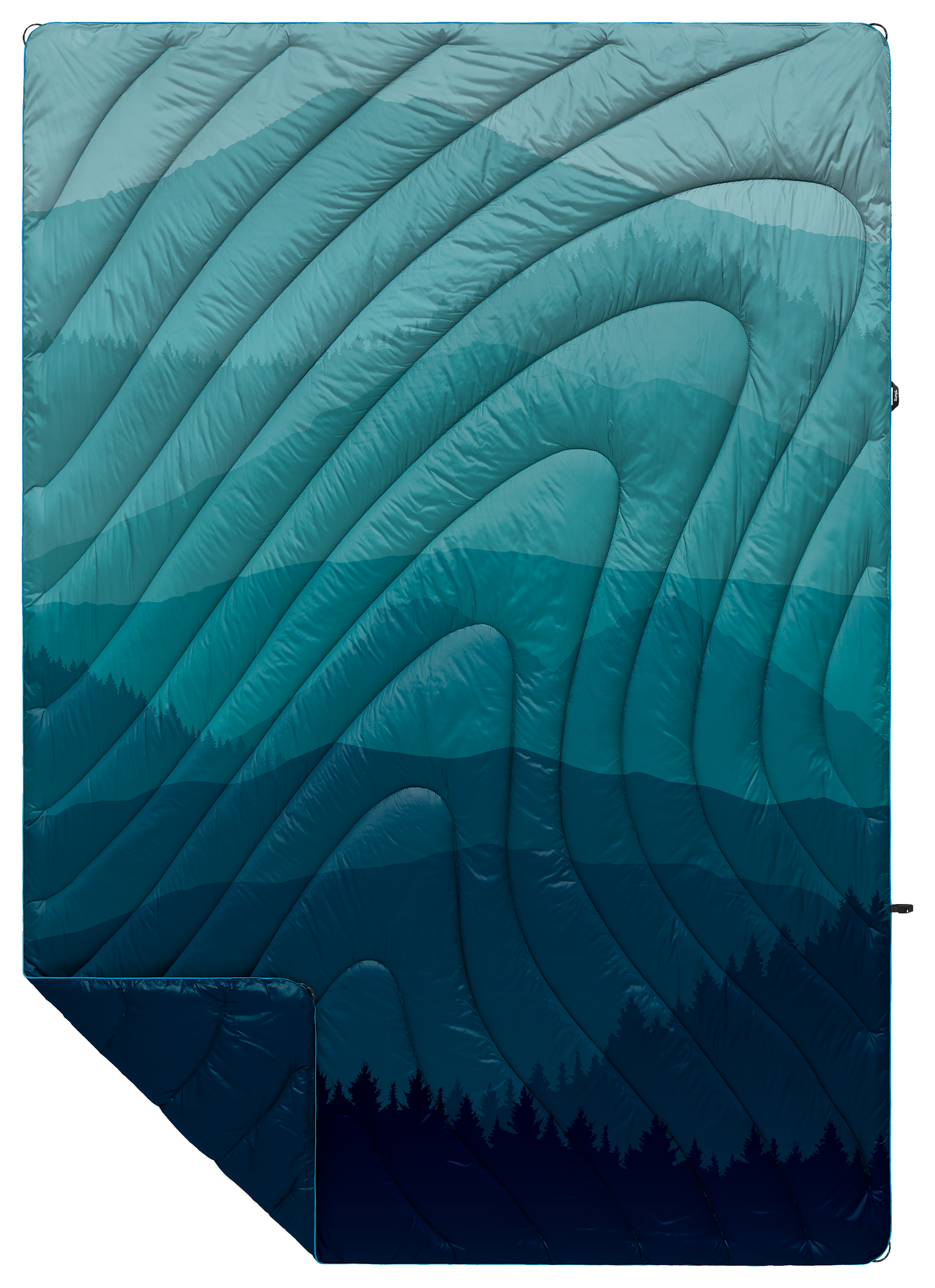 Rumpl Original Puffy Outdoor Blanket - Blue Ridge Fade
