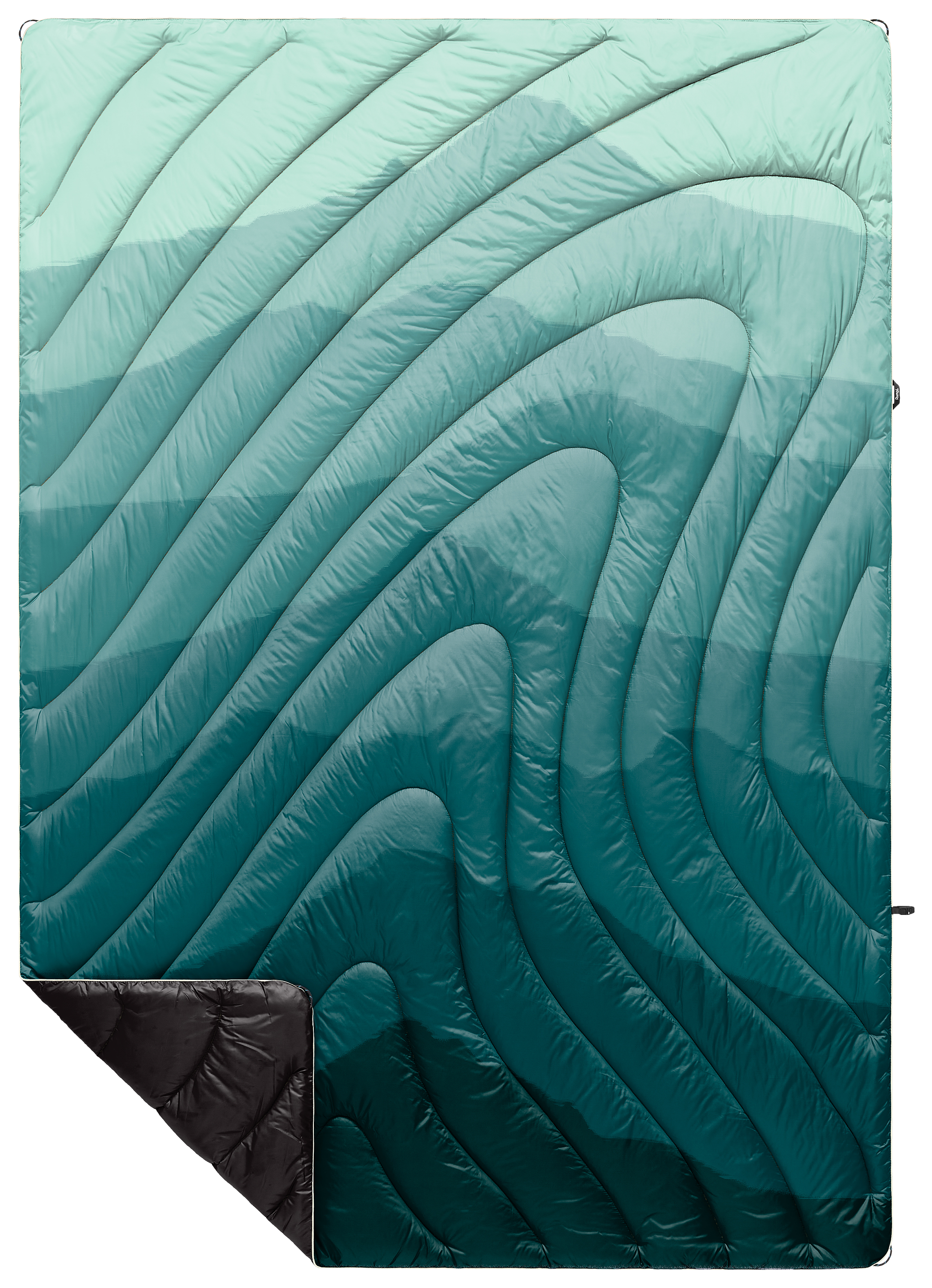 Rumpl Original Puffy Outdoor Blanket - Cascade Fade Green