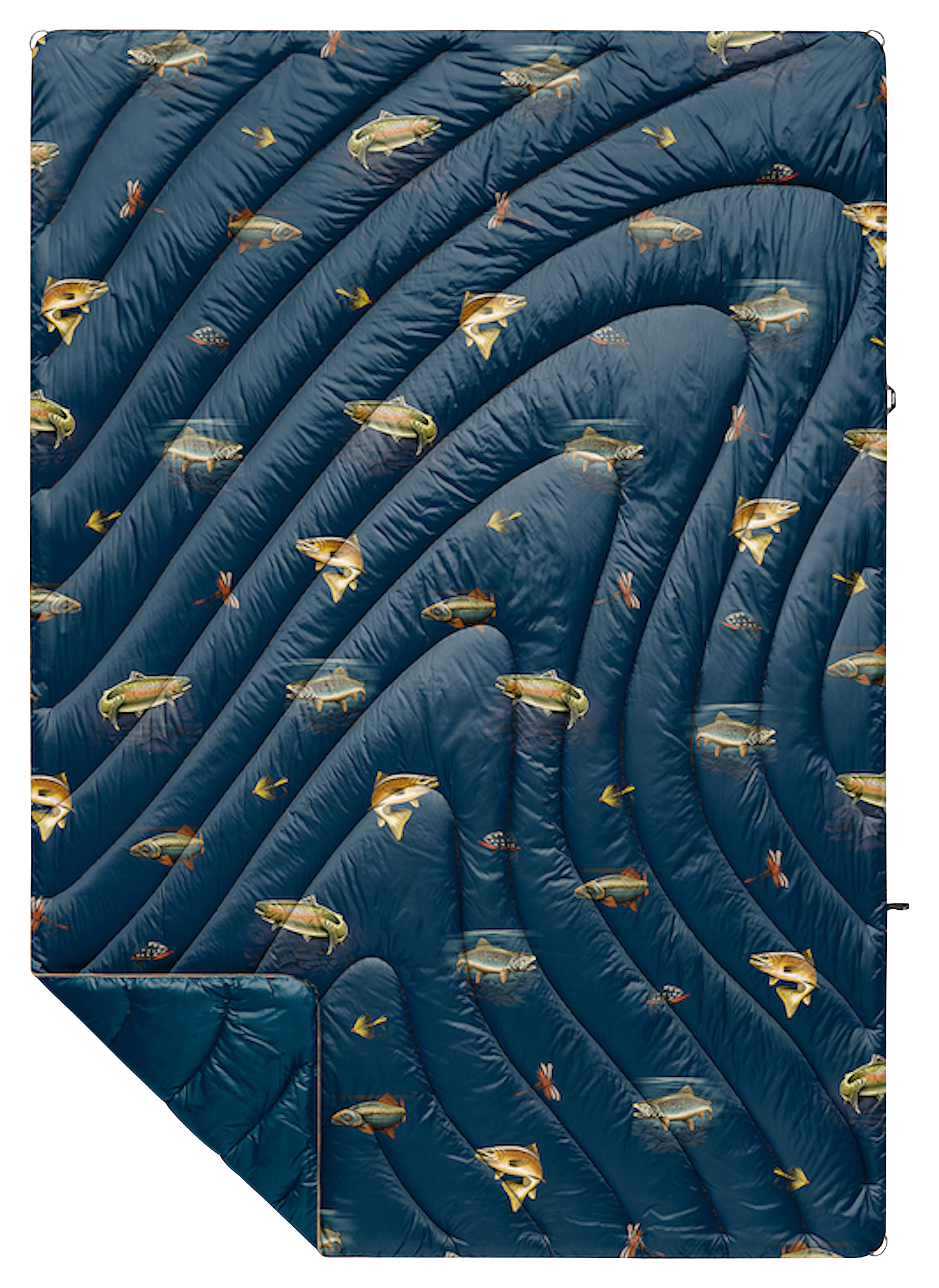 Rumpl Original Puffy Outdoor Blanket - River Strike