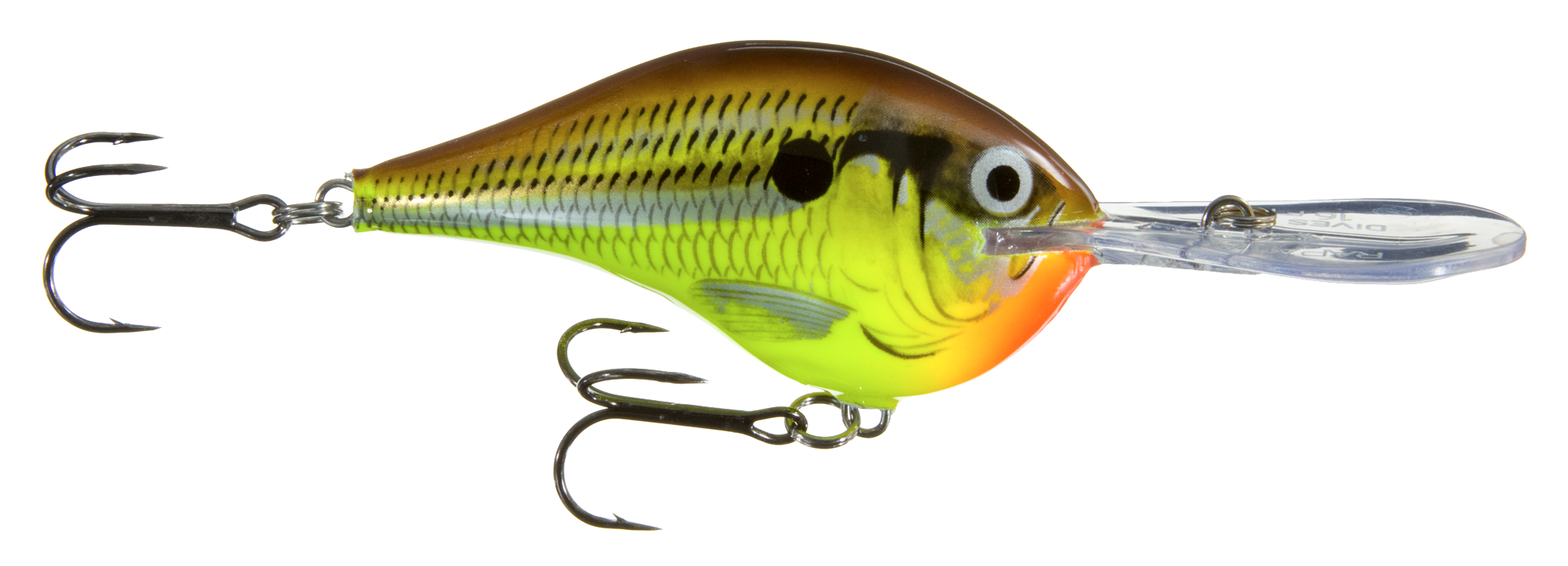 Image of Rapala DT Dives-To Series Crankbait - Hot Mustard - 2″ - 3/8 oz. - 8'