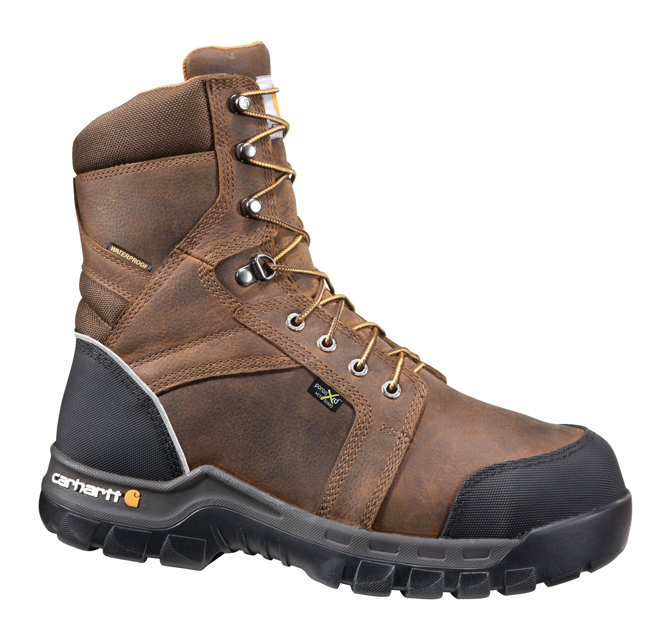 Carhartt Rugged Flex Waterproof Composite Toe Work Boots for Men with Metatarsal Guard - Dark Brown/Oil Tanned - 14M