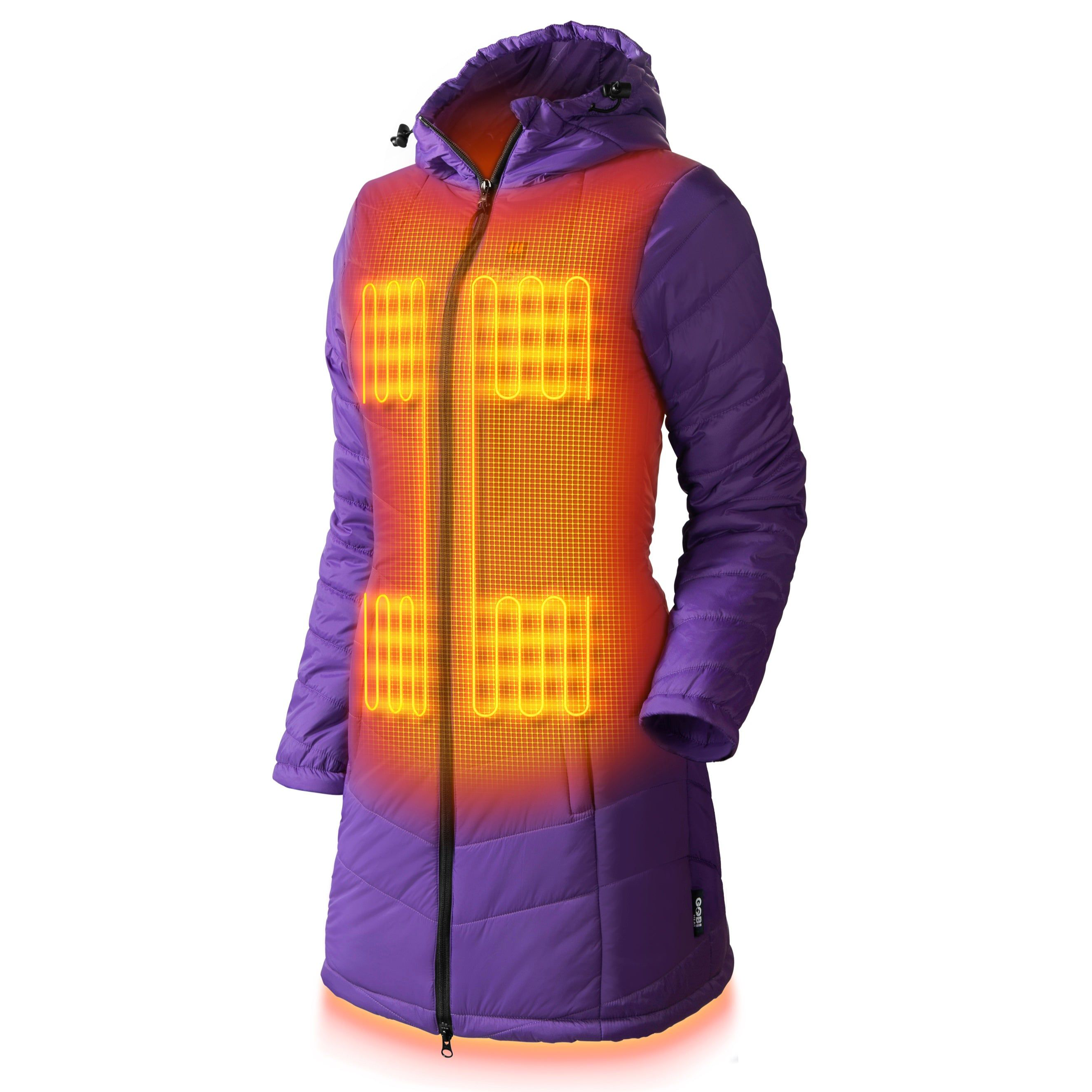 Gobi Heat Gobi Heat Victoria Heated Coat for Ladies - Plum - $249.00 at Cabela's Program