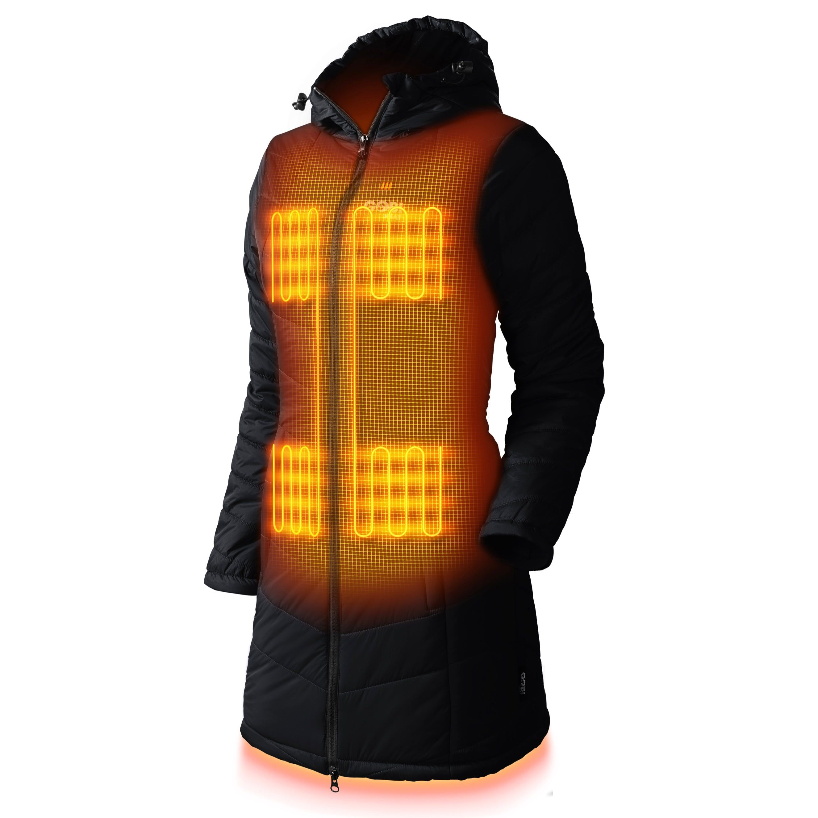 Gobi Heat Gobi Heat Victoria Heated Coat for Ladies - Onyx - $249.00 at Cabela's Program