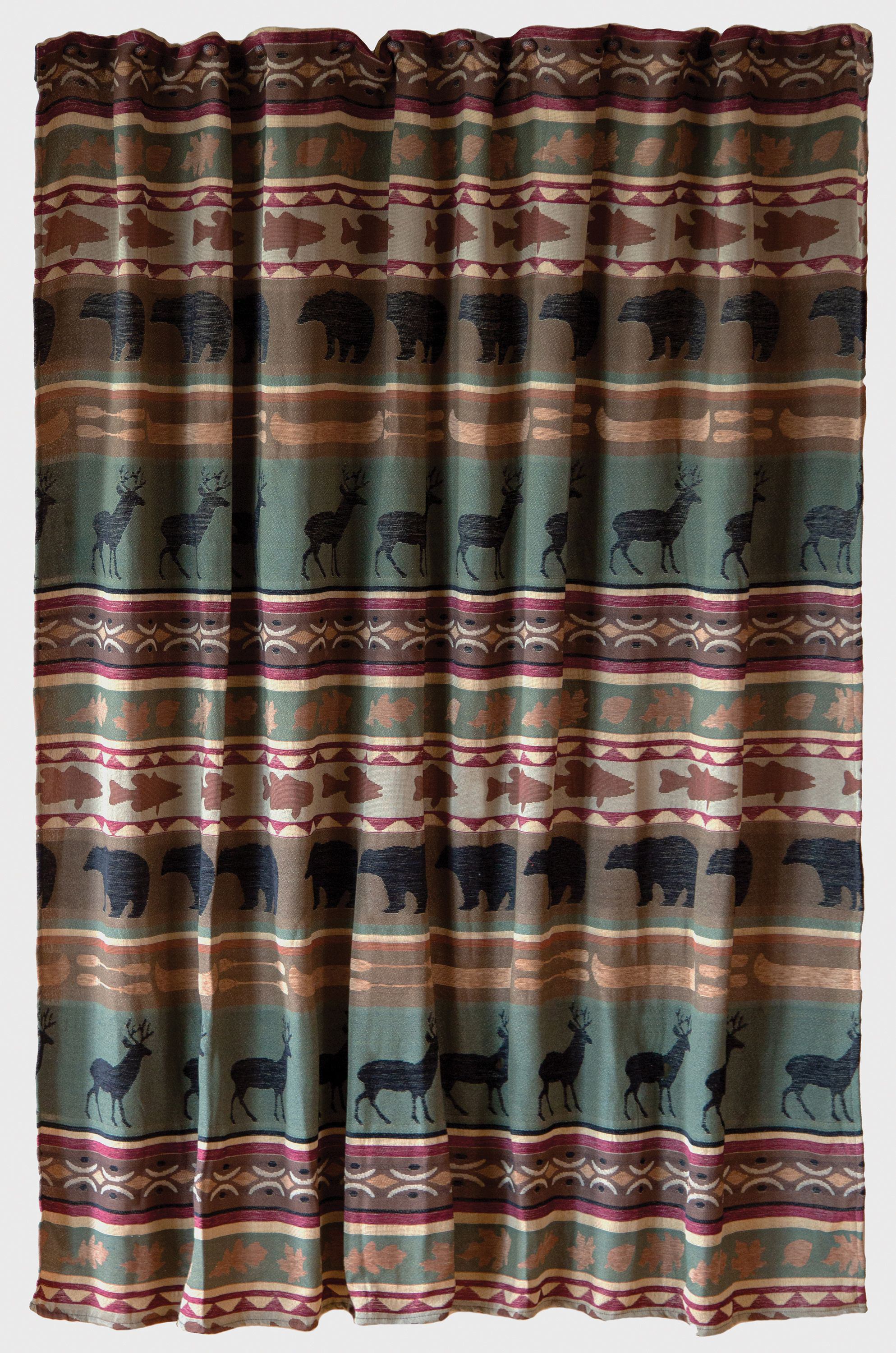 Carstens, Inc. Skagit River Shower Curtain