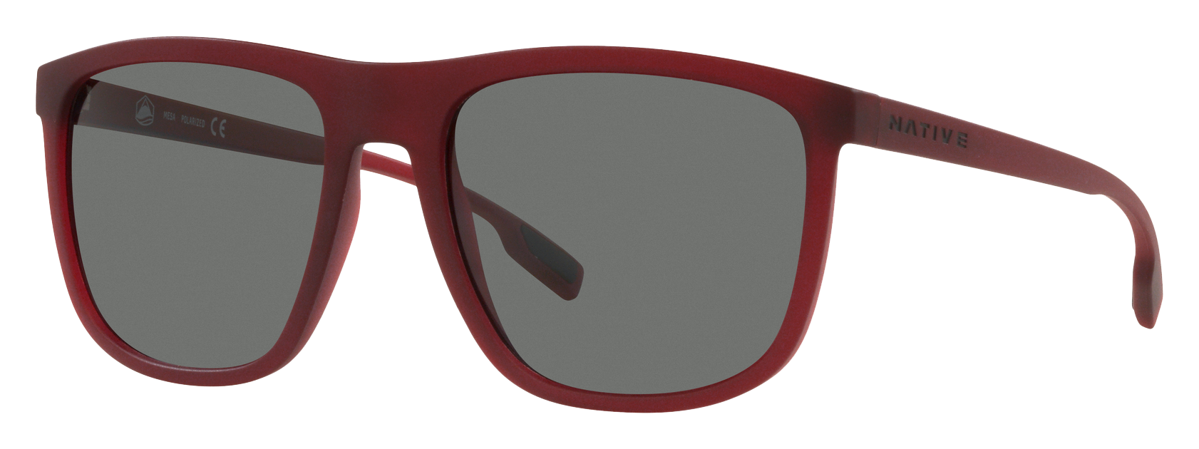 Native Eyewear Mesa XD9036 Polarized Sunglasses - Matte Red Rock/Gray - X-L