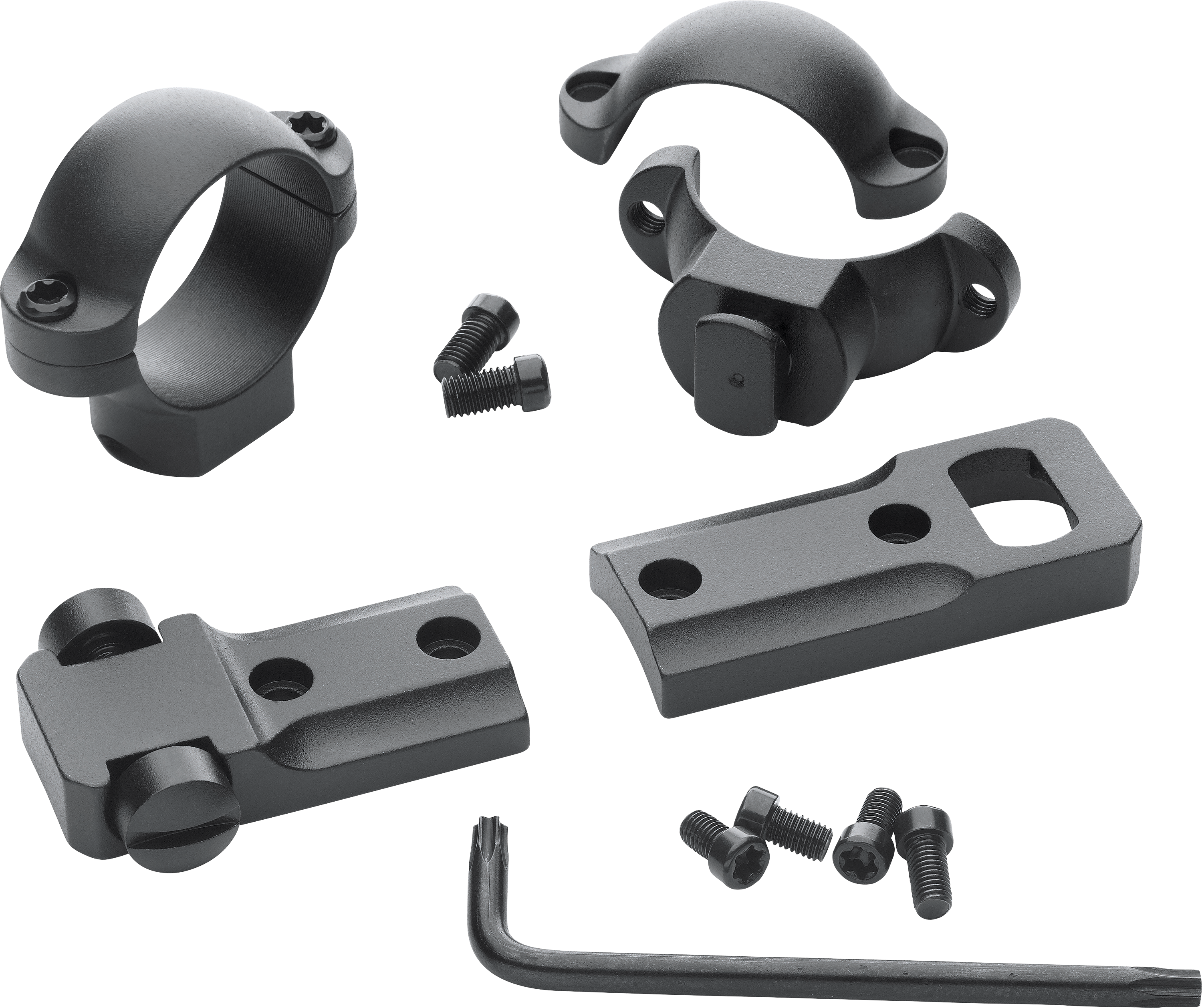 Leupold Standard STD Scope Rings and Mount Base Combo - Savage 10/110 Round Receiver - Medium Ring and Base Combo - Leupold