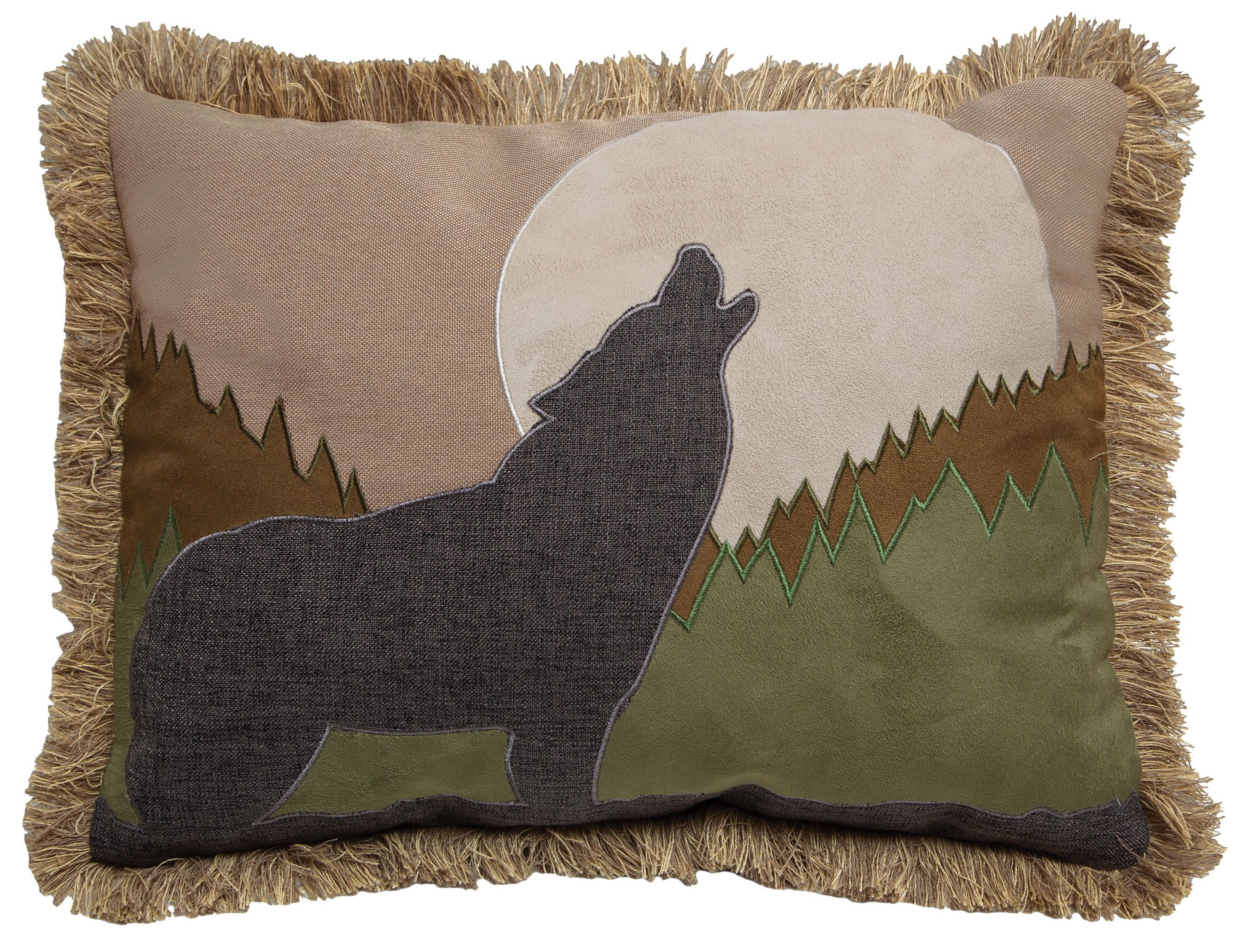 Carstens, Inc. Carstens, Inc. Howling Wolf Pillow - $35.99 at Cabela's Program