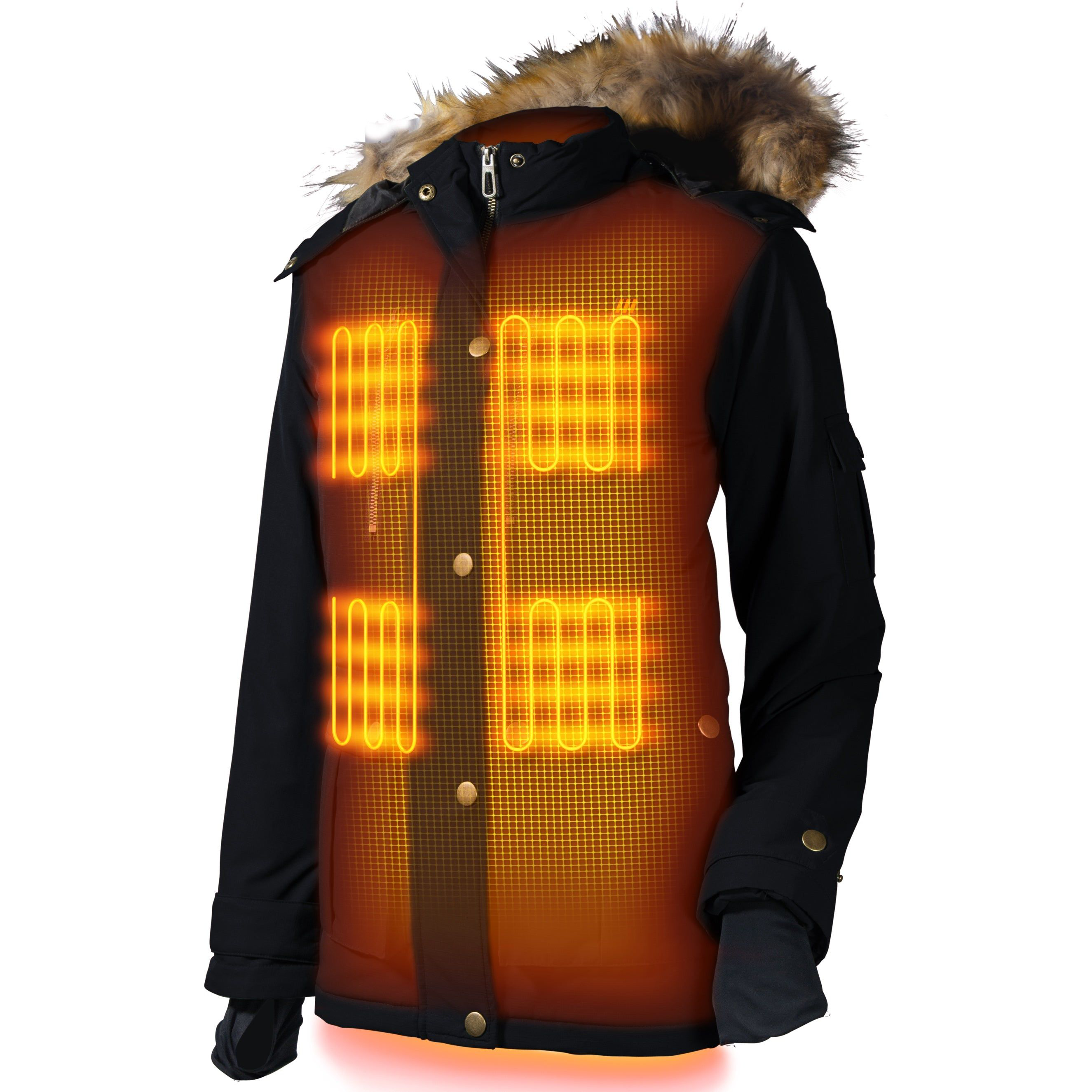 Gobi Heat Gobi Heat Arcadia Heated Parka for Ladies - Onyx - $269.00 at Cabela's Program