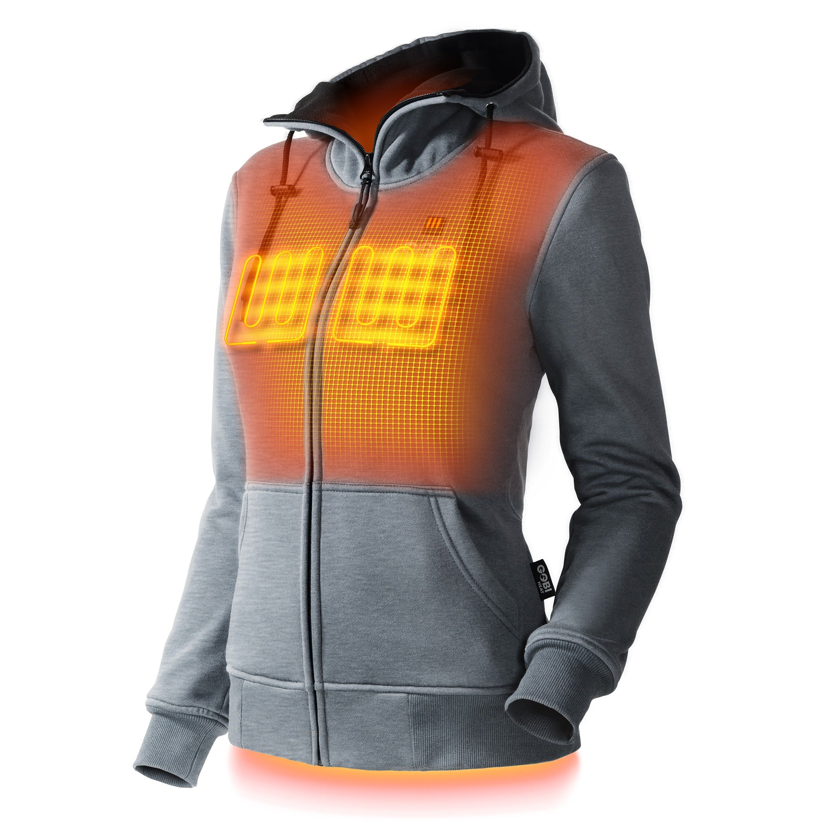 Gobi Heat Gobi Heat Ridge Heated Long-Sleeve Hoodie for Ladies - Steel - $189.00 at Cabela's Program